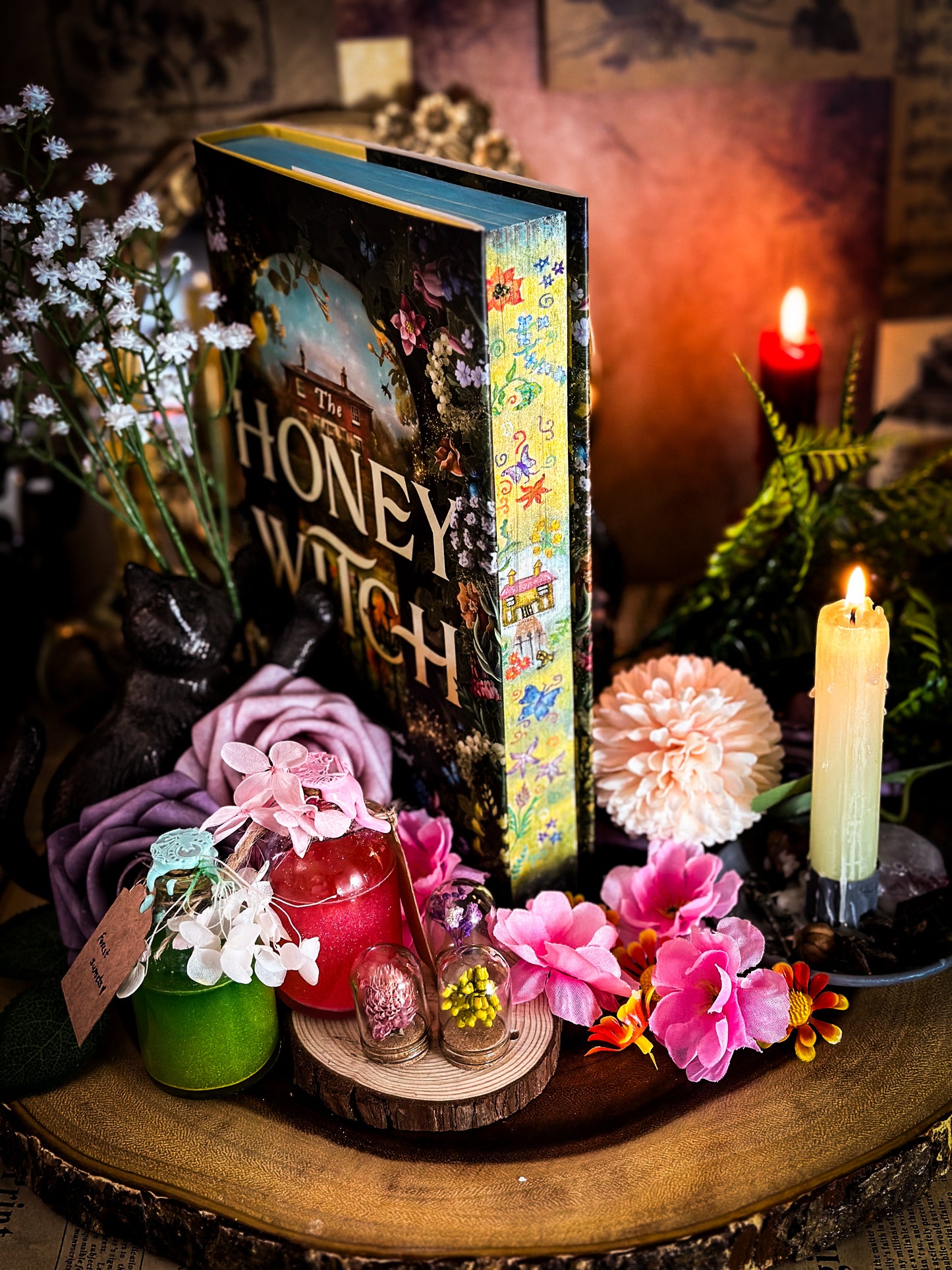 The Honey Witch Hand-Painted Book Edges