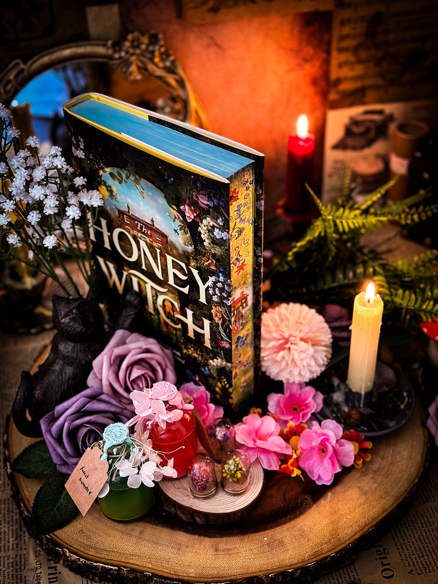 The Honey Witch Hand-Painted Book Edges