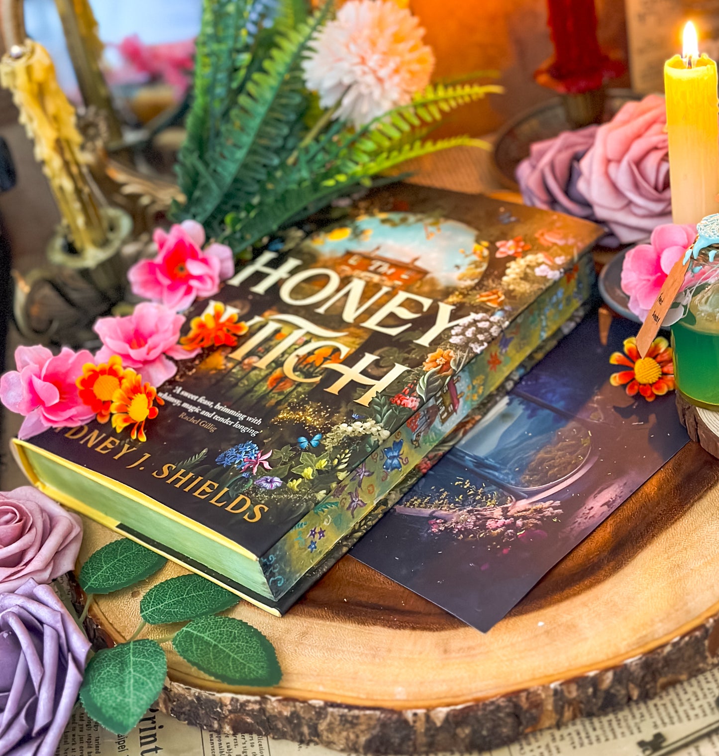 The Honey Witch Hand-Painted Book Edges