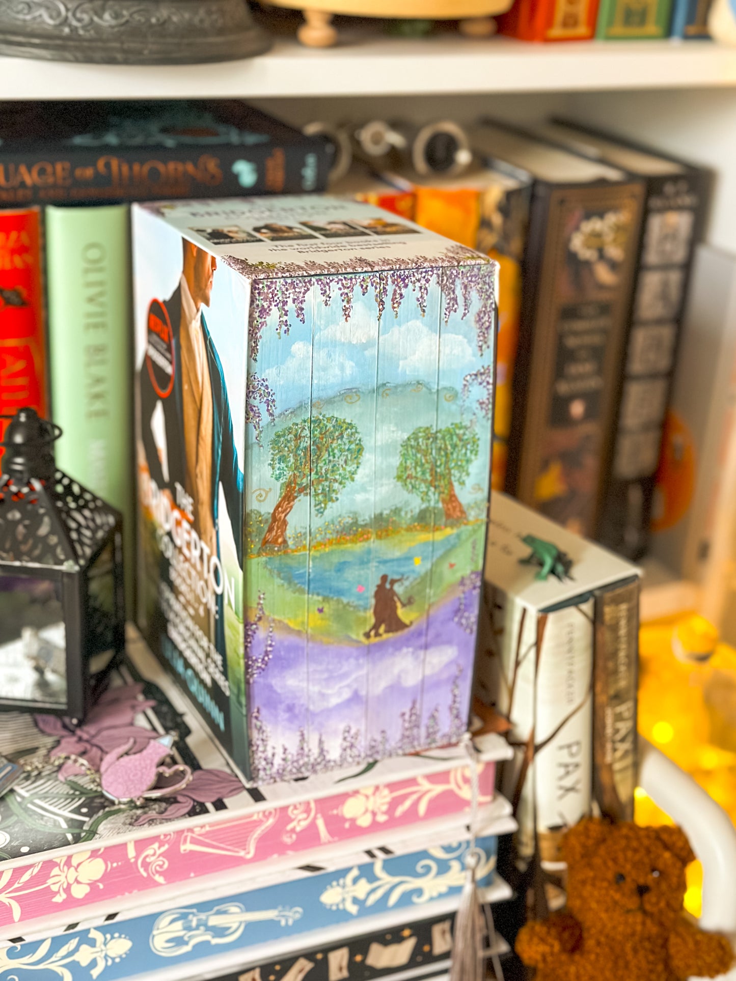 Bridgerton Books Hand-Painted Edges