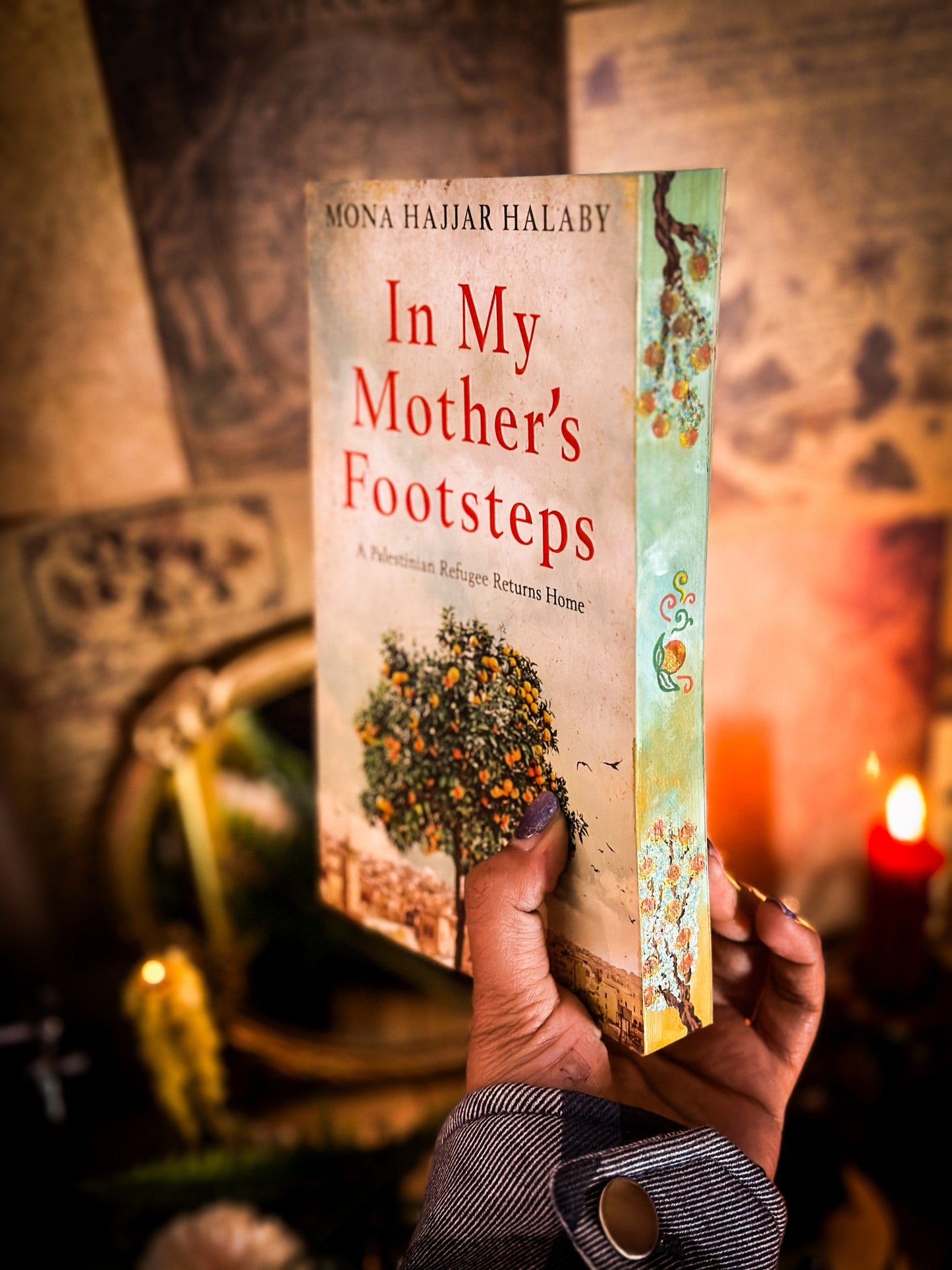 BOOKS FOR PALESTINE : HAND PAINTED EDGES