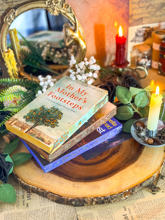 BOOKS FOR PALESTINE : HAND PAINTED EDGES