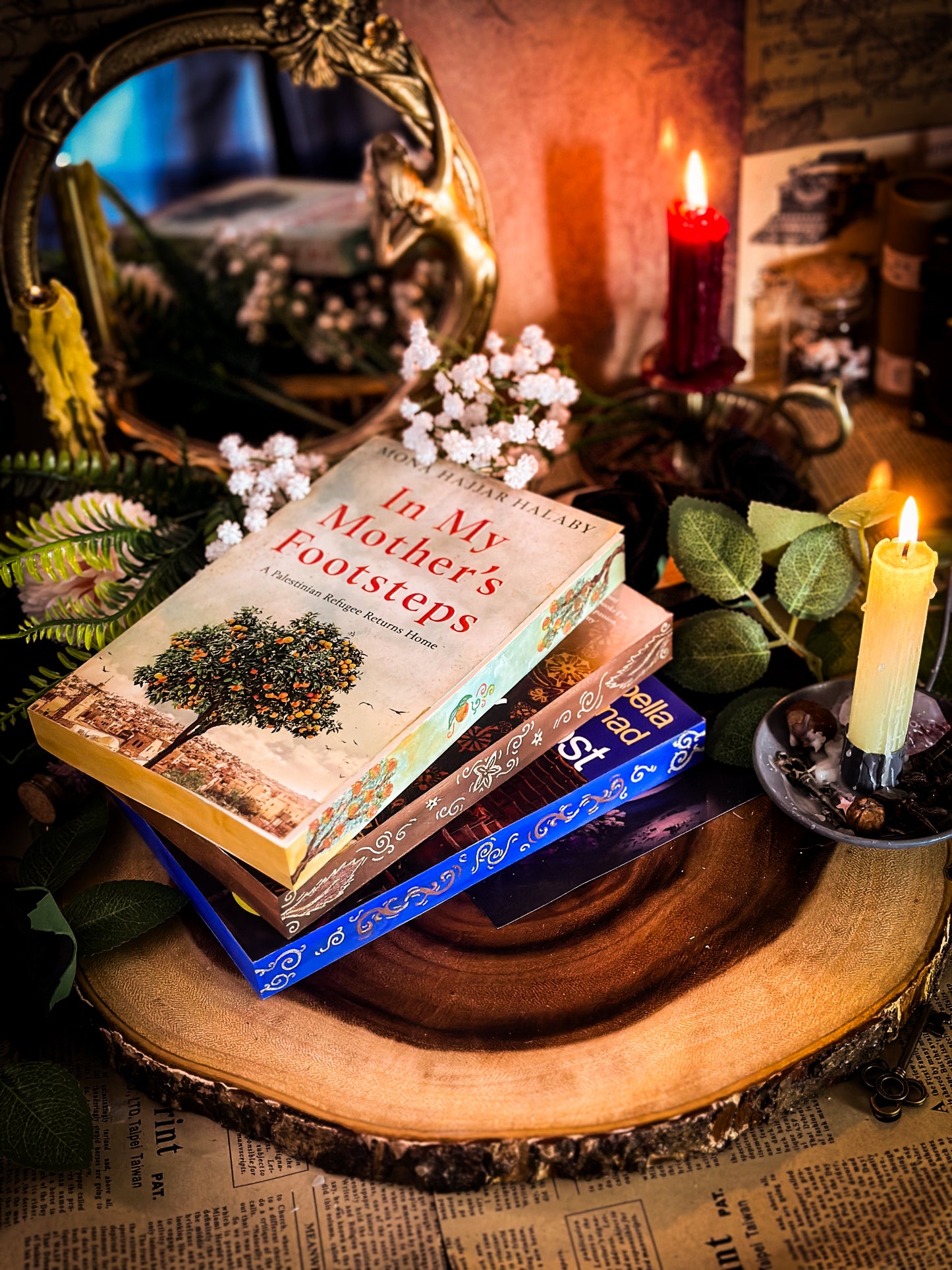 BOOKS FOR PALESTINE : HAND PAINTED EDGES