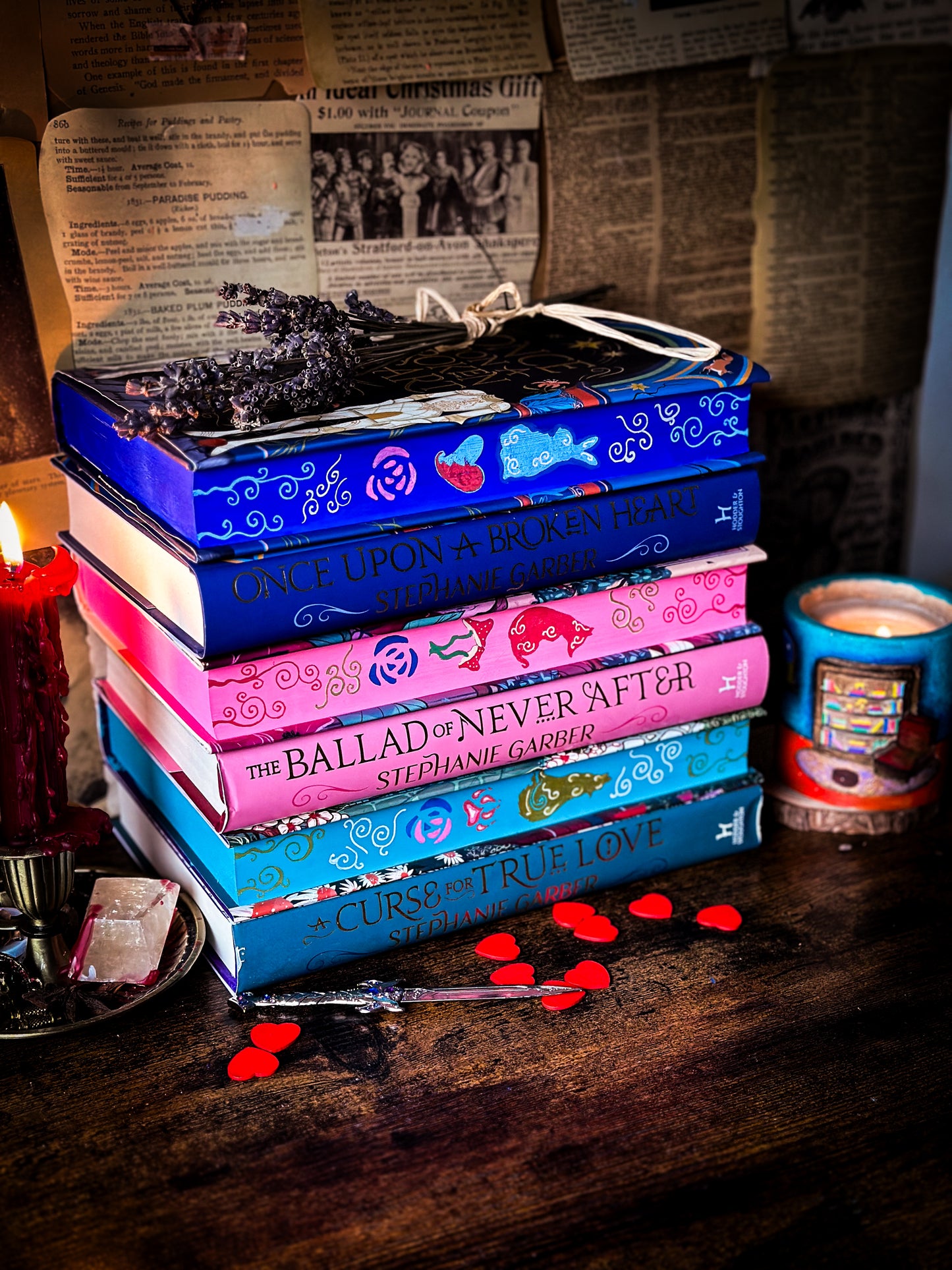 ONCE UPON A BROKEN HEART SERIES (UK COVERS) Hand-Painted Edges