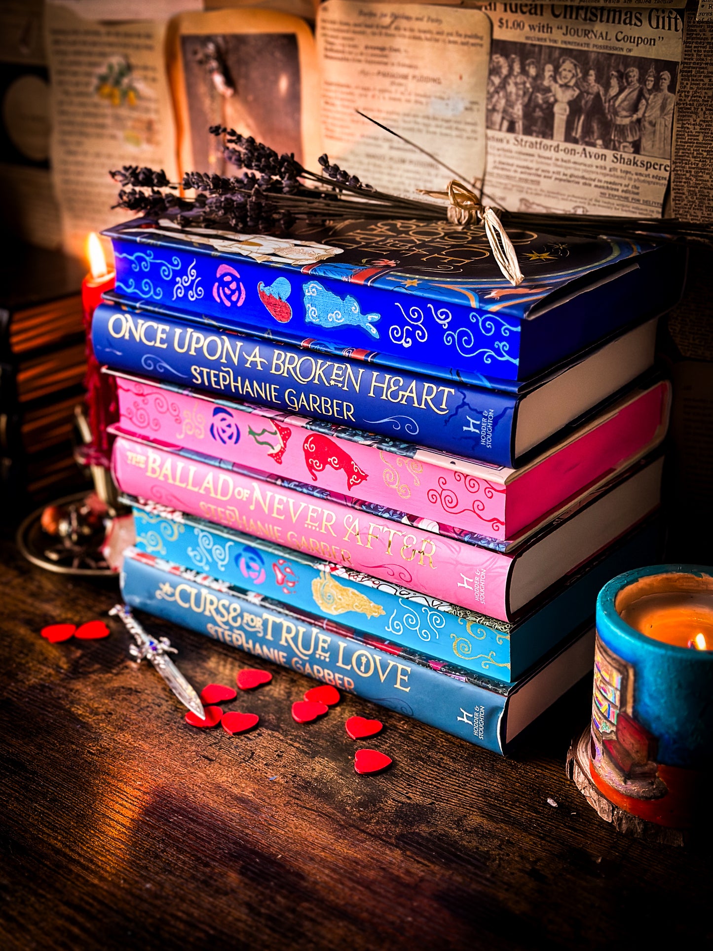 ONCE UPON A BROKEN HEART SERIES (UK COVERS) Hand-Painted Edges
