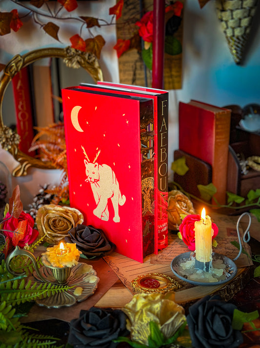 FAEBOUND Hand-Painted BOOK EDGES - Saara El-Arifi - Special Edition Book Harback