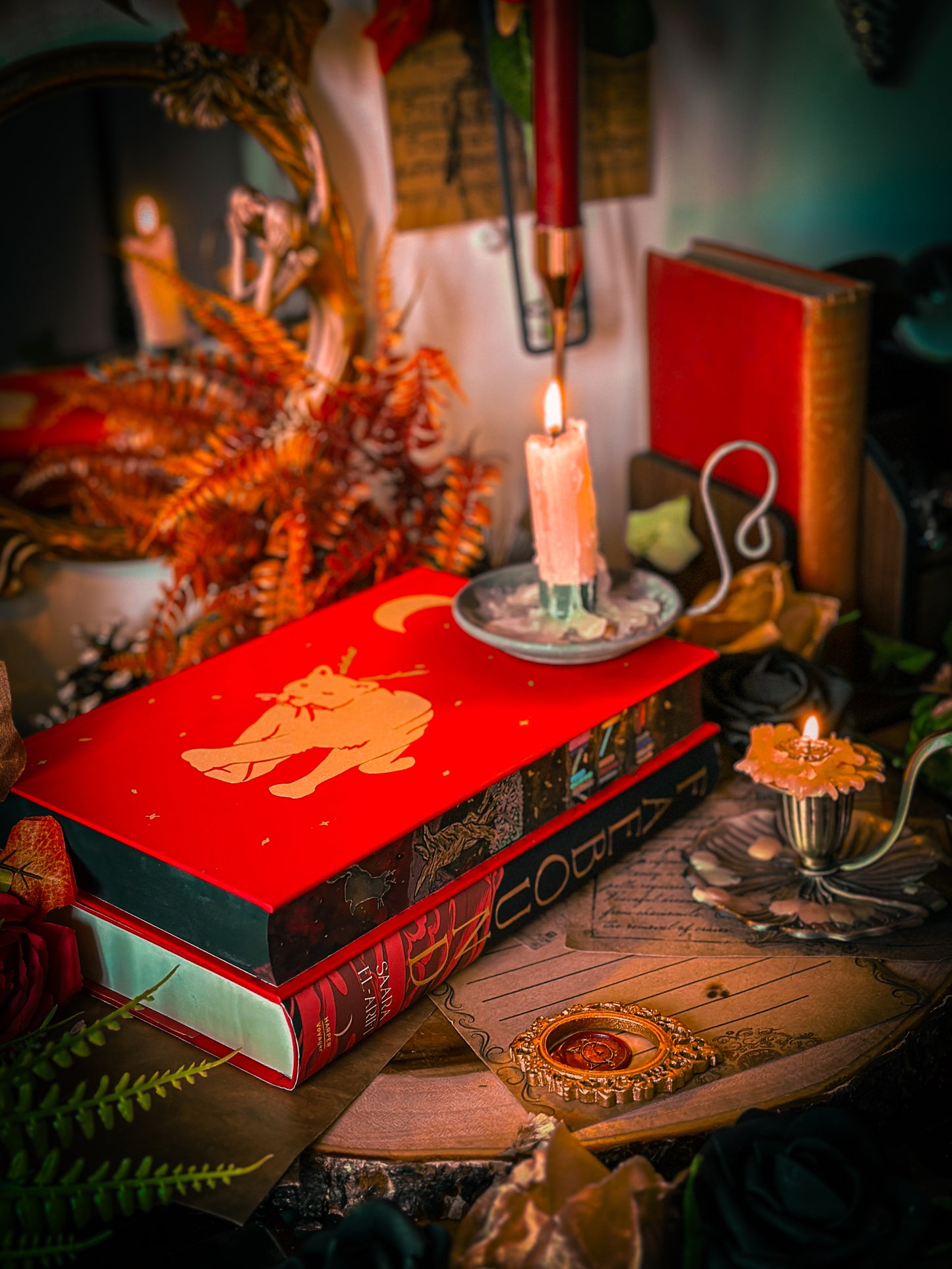 FAEBOUND Hand-Painted BOOK EDGES - Saara El-Arifi - Special Edition Book Harback