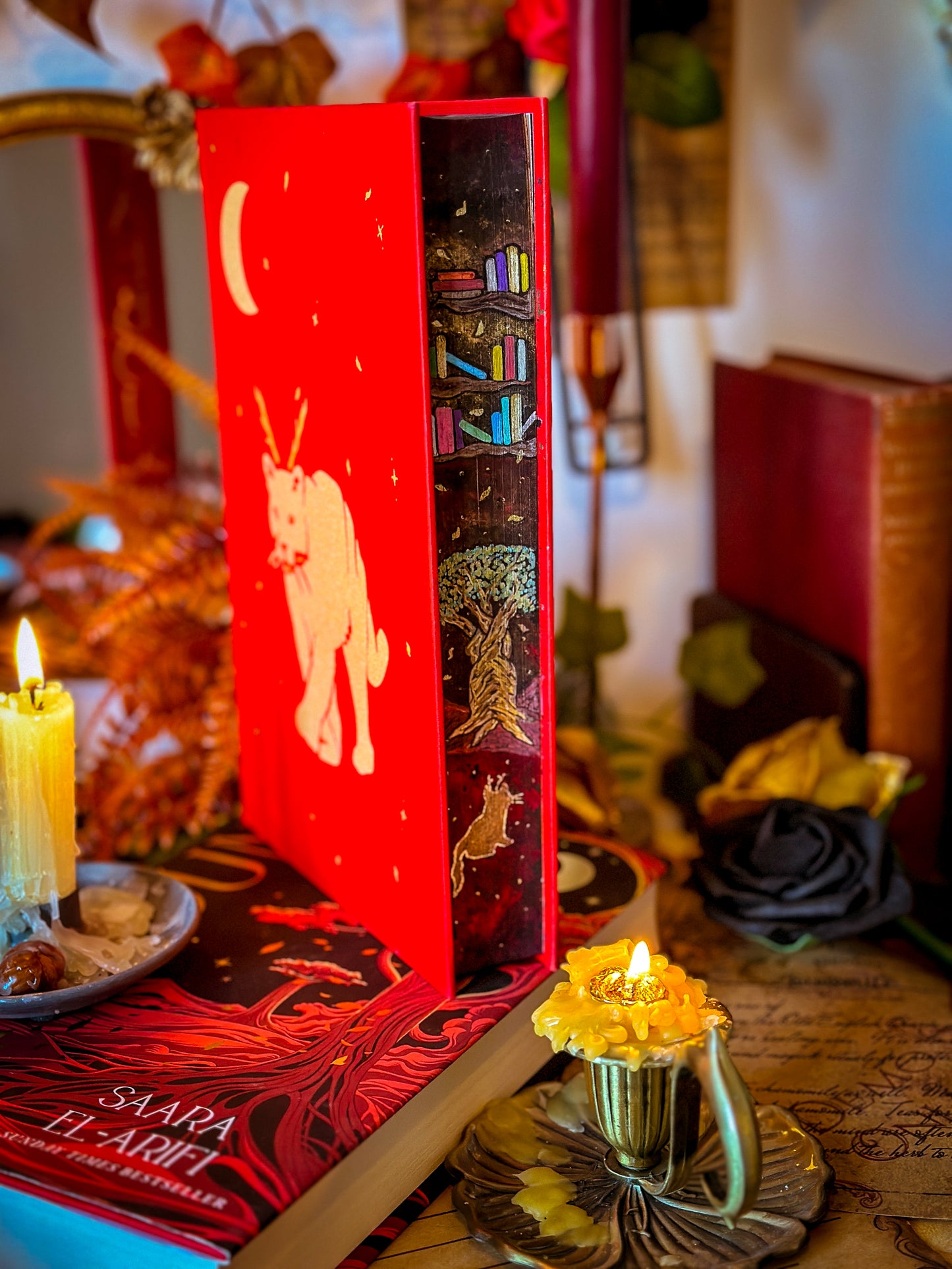 FAEBOUND Hand-Painted BOOK EDGES - Saara El-Arifi - Special Edition Book Harback