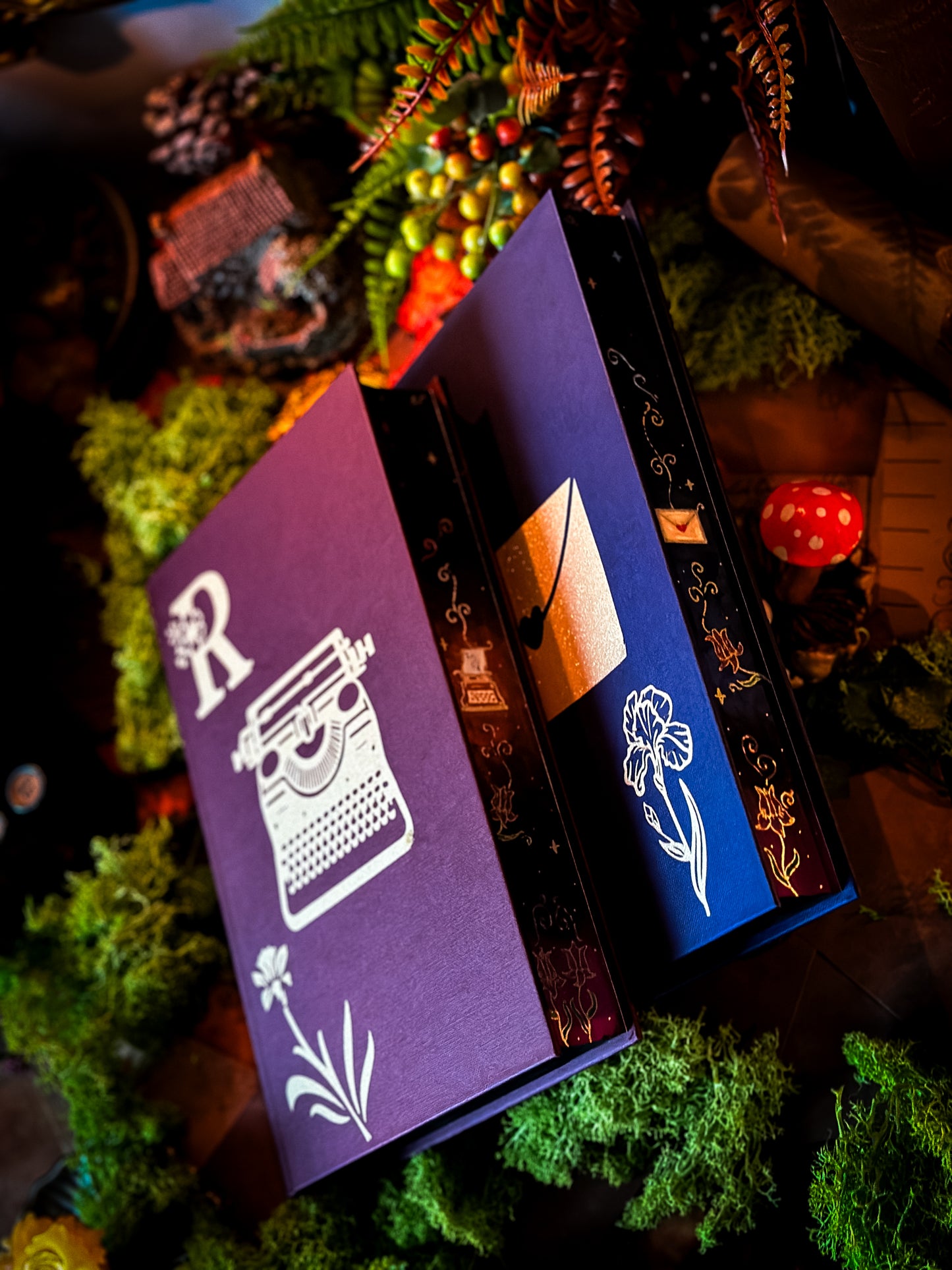 Letters of Enchantment series HANDPAINTED Book Edges - Divine Rivals, Ruthless Vows - Special Edition Books (With VINYL FOILS)
