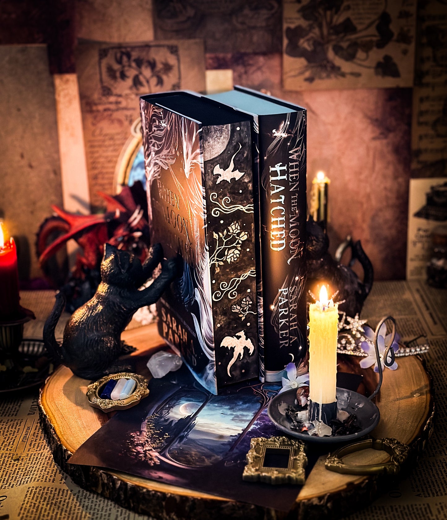 When the Moon Hatched Hand-Painted Book Edges (UK Edition)