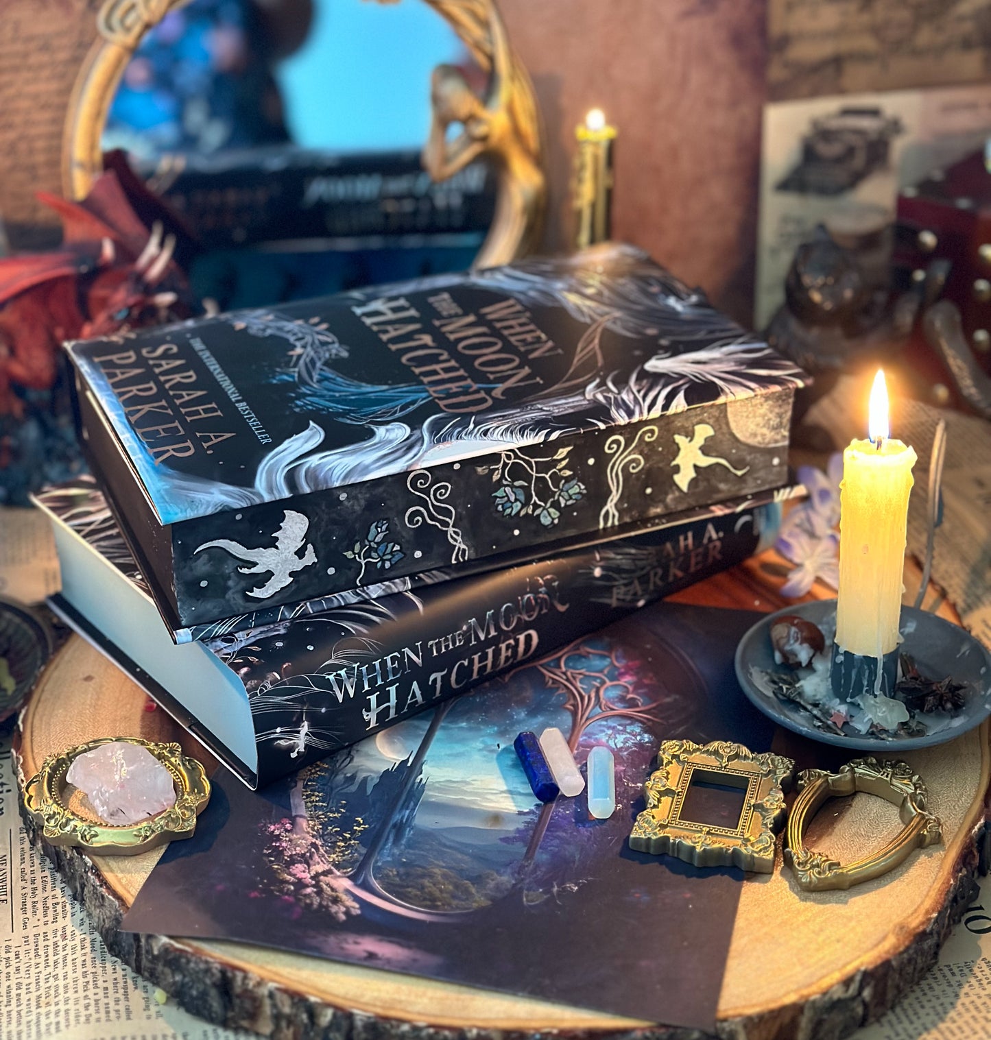When the Moon Hatched Hand-Painted Book Edges (UK Edition)