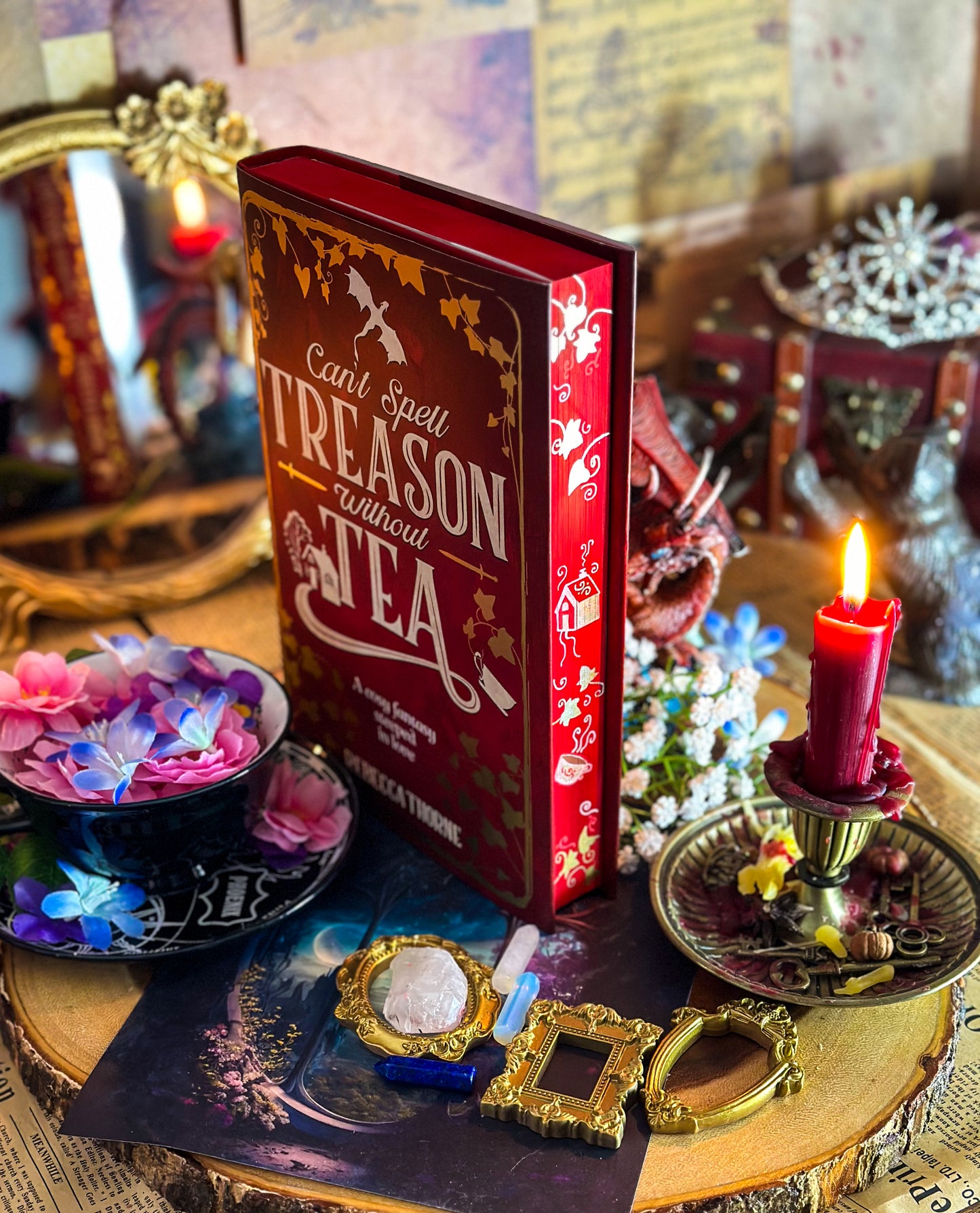 Can't Spell Treason Without Tea Hand-Painted Book Edges (UK Edition)