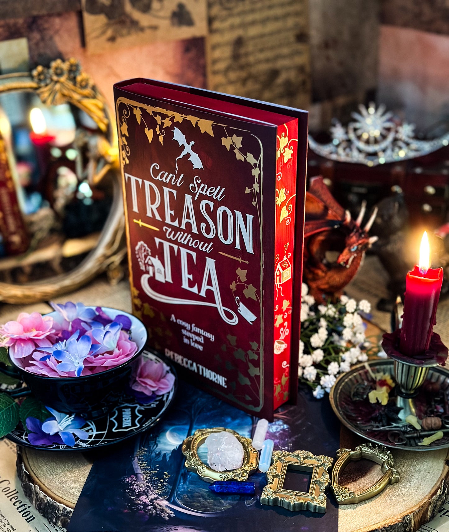 Can't Spell Treason Without Tea Hand-Painted Book Edges (UK Edition)