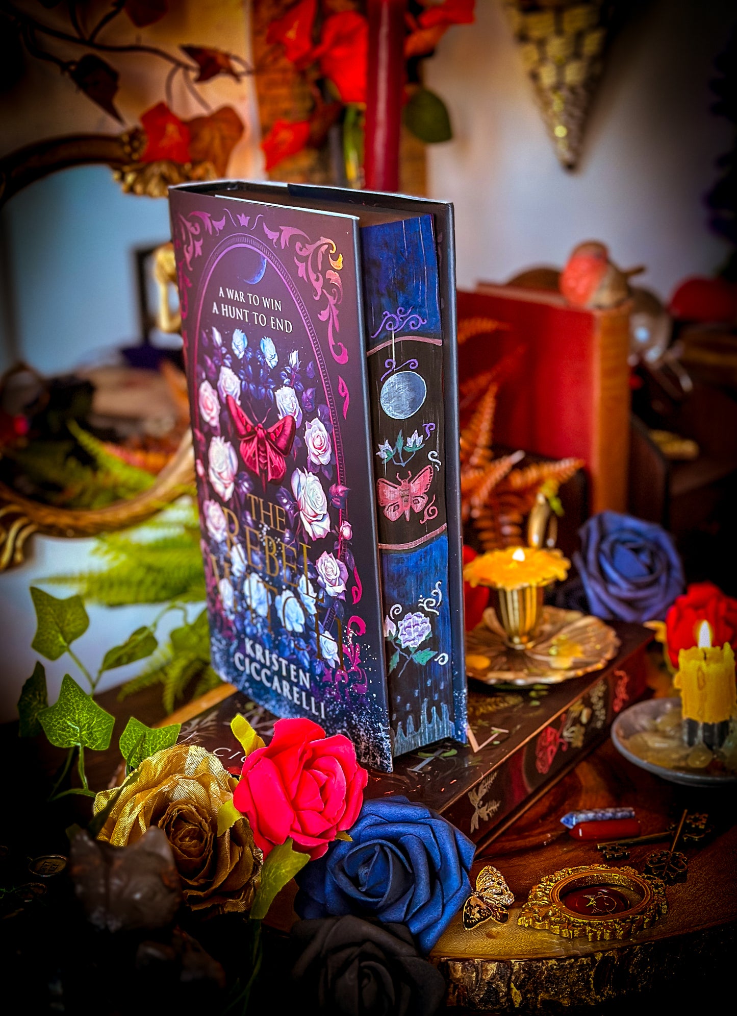 THE REBEL WICTH Hand-Painted Book Edges - Kristen Ciccarelli - Special Edition Book
