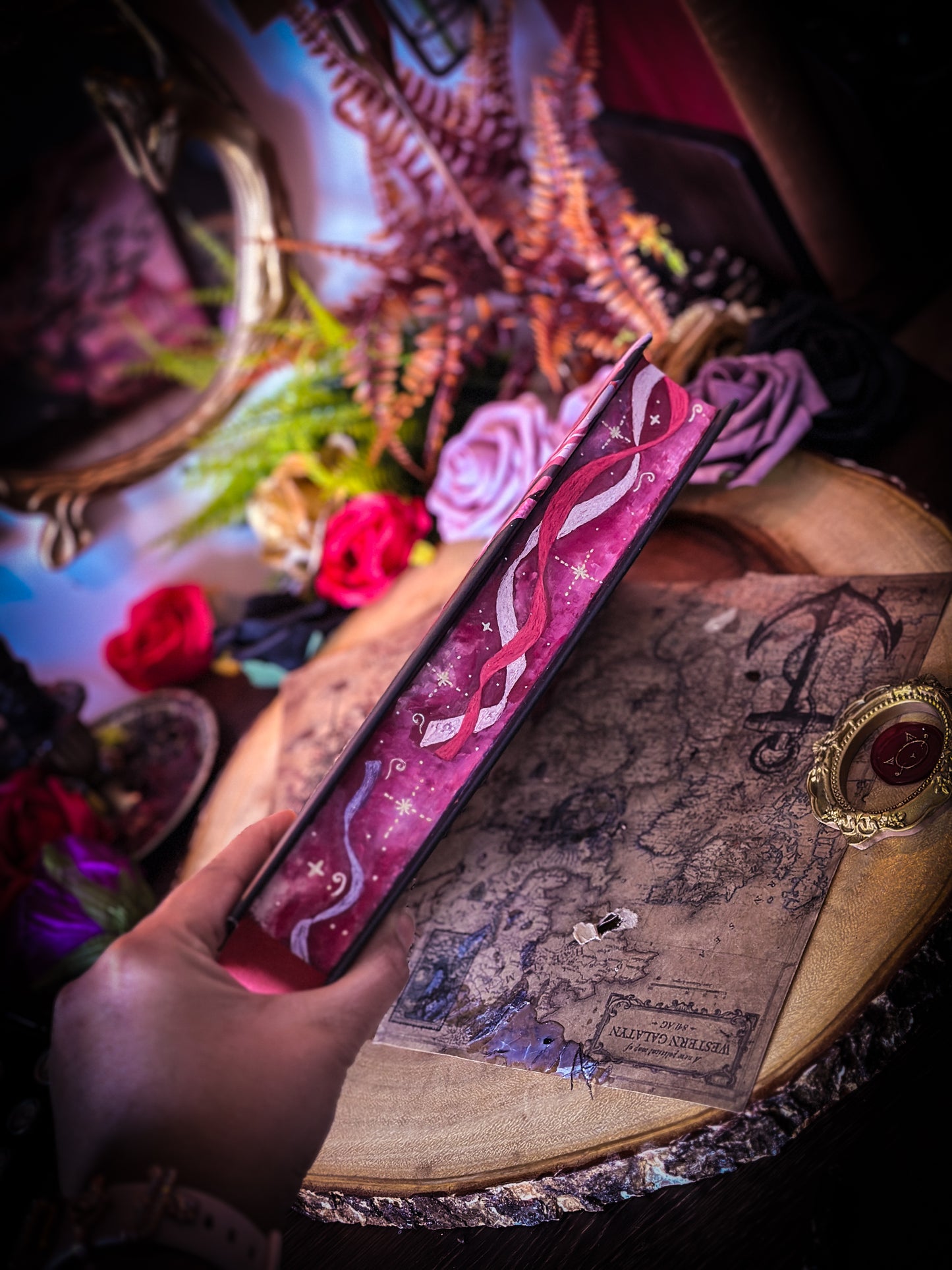 OUR INFINITE FATES hand-painted book edges - Laura Steven - Special Edition Book (Foreedege Painting)