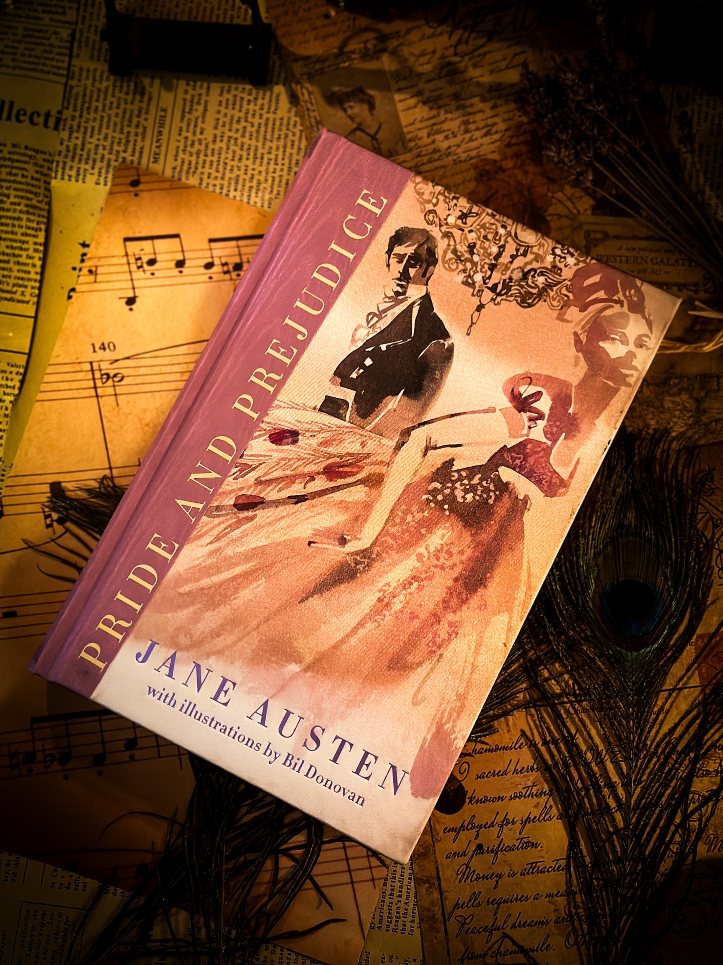 Pride and Prejudice Deluxe Edition (Illustrated) HAND PAINTED EDGES