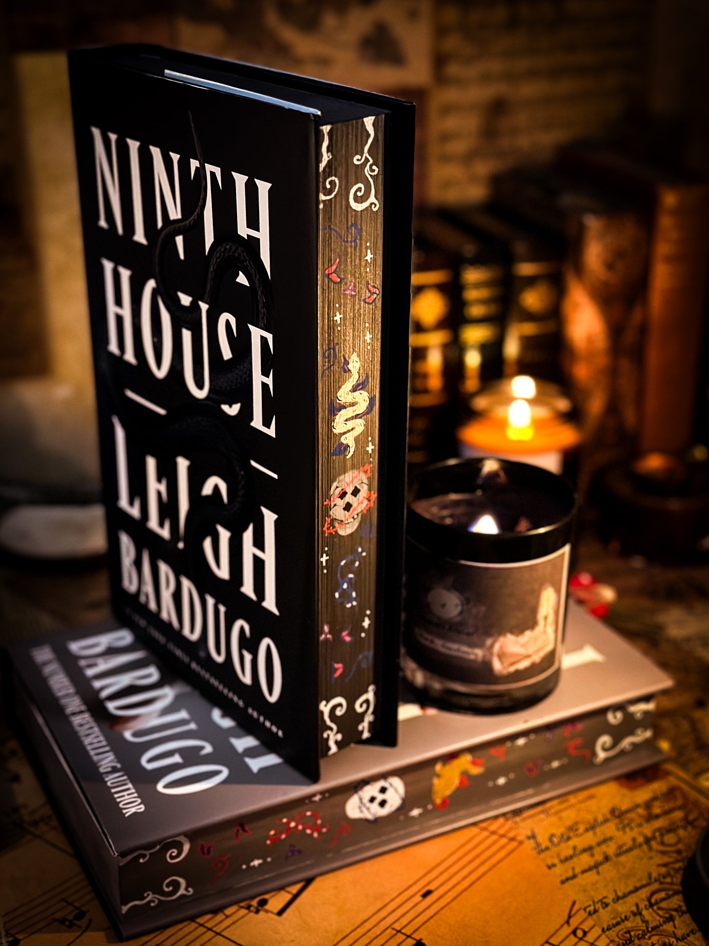 Ninth House & Hell Bent HAND-PAINTED EDGES