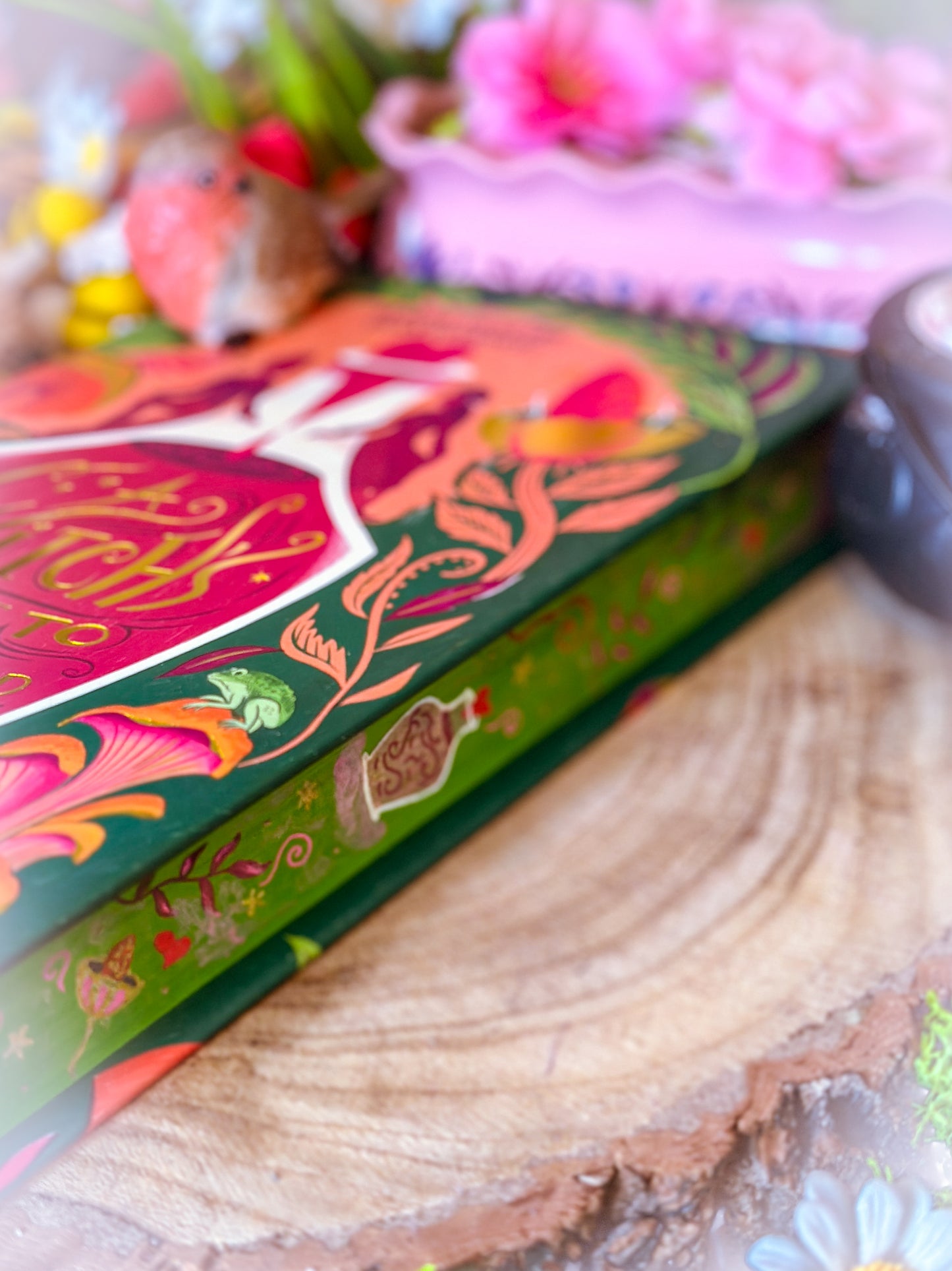 A Witch's Guide to Love and Poison HANDPAINTED BOOK EDGES - Aamna Qureshi - Foreedge Painting