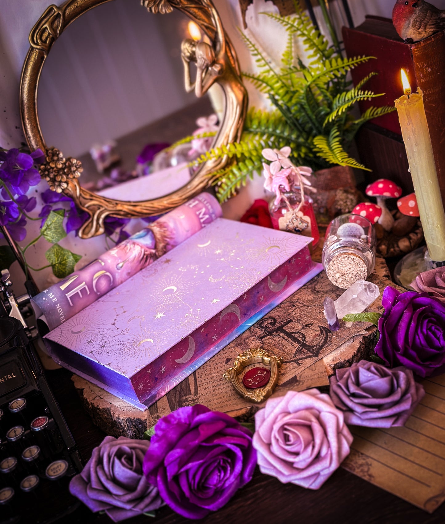 Watch Me HANDPAINTED BOOK EDGES - Tahereh Mafi - Special Edition Foreedge Art Books