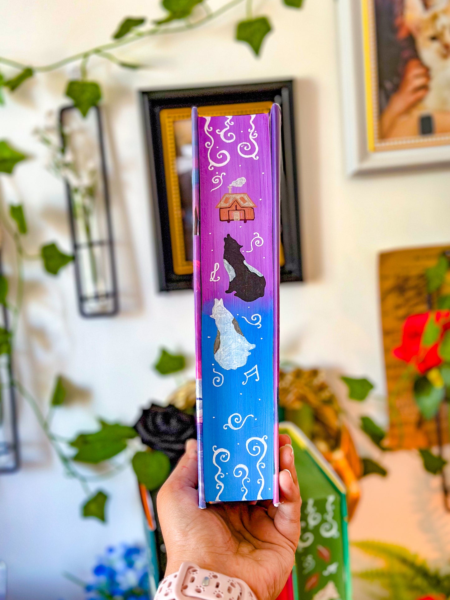 BROTHERSONG HANDPAINTED Book Edges - TJ Klune Books - Special Edition Books