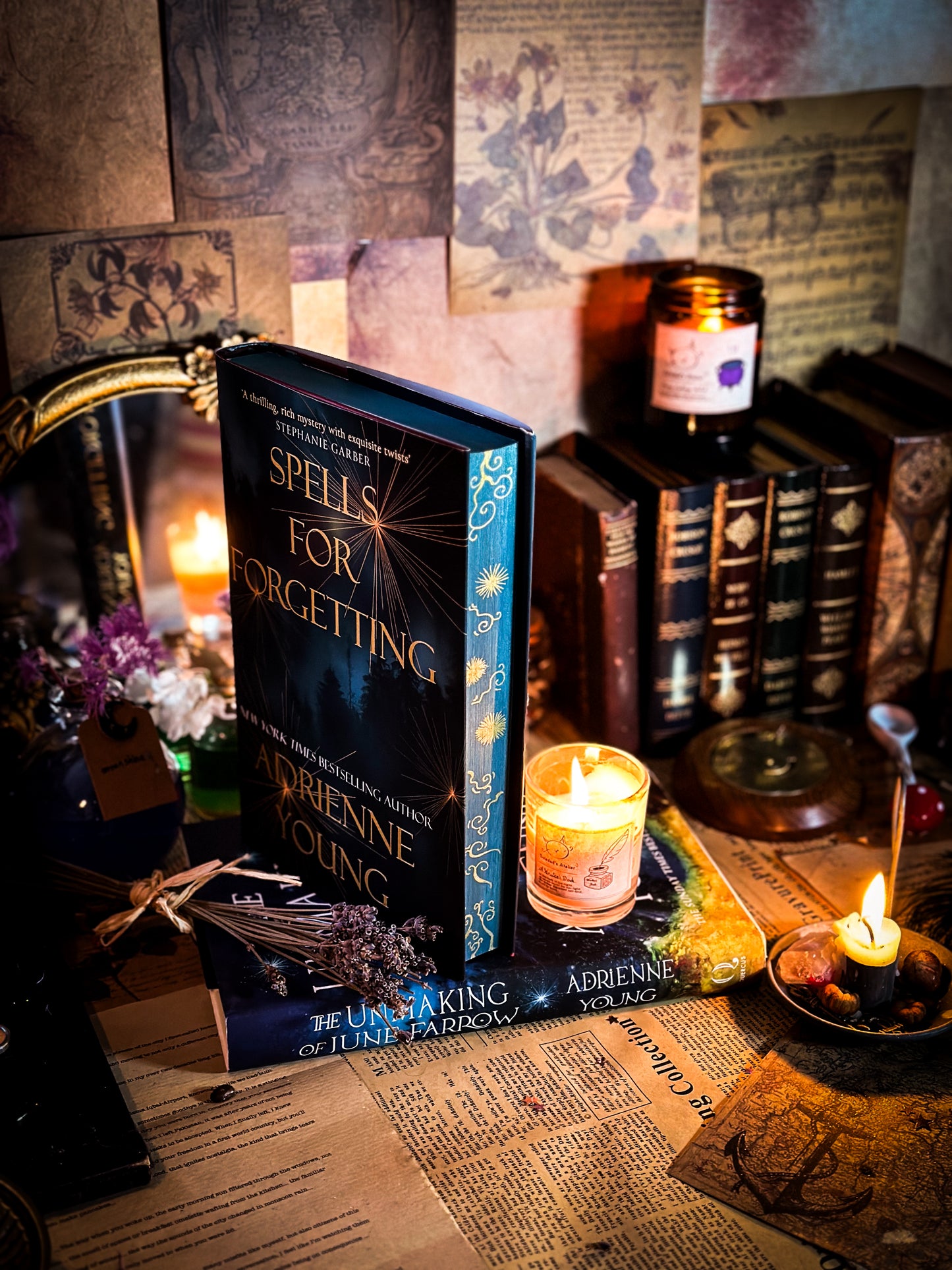 Spells for Forgetting HANDPAINTED BOOK EDGES