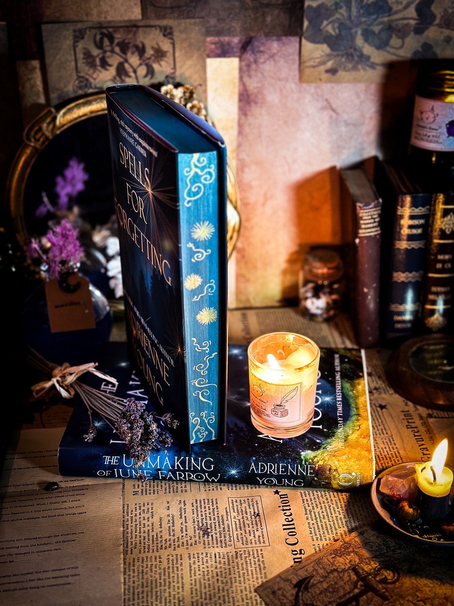Spells for Forgetting HANDPAINTED BOOK EDGES