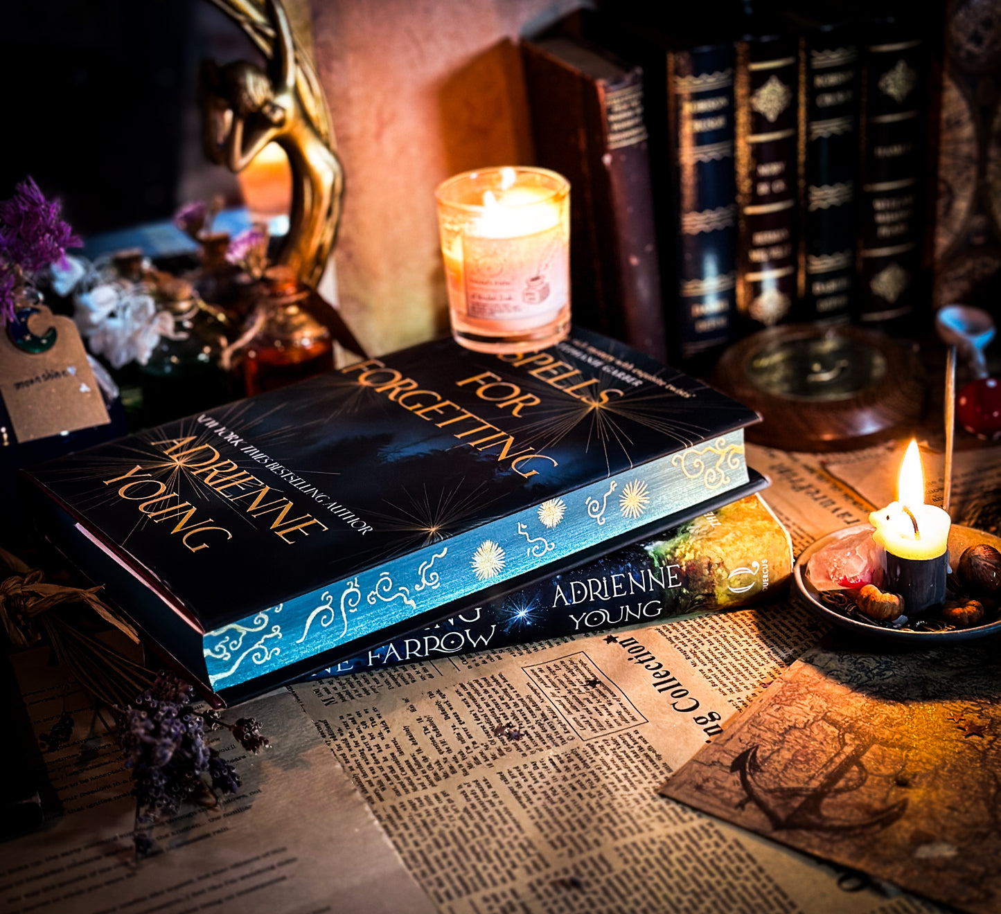 Spells for Forgetting HANDPAINTED BOOK EDGES