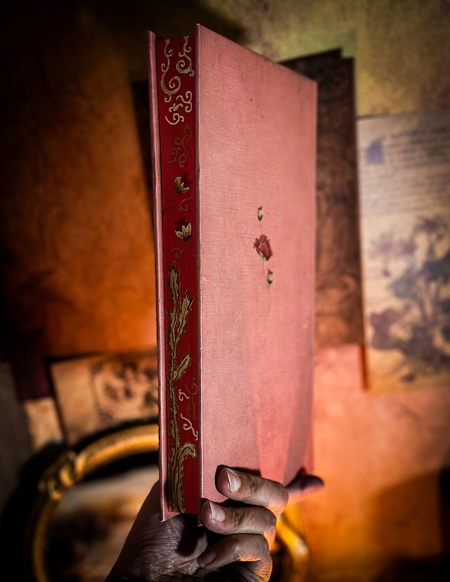 Wuthering Heights Hand-Painted Edges - Cranford Collection - Spray Book Edge
