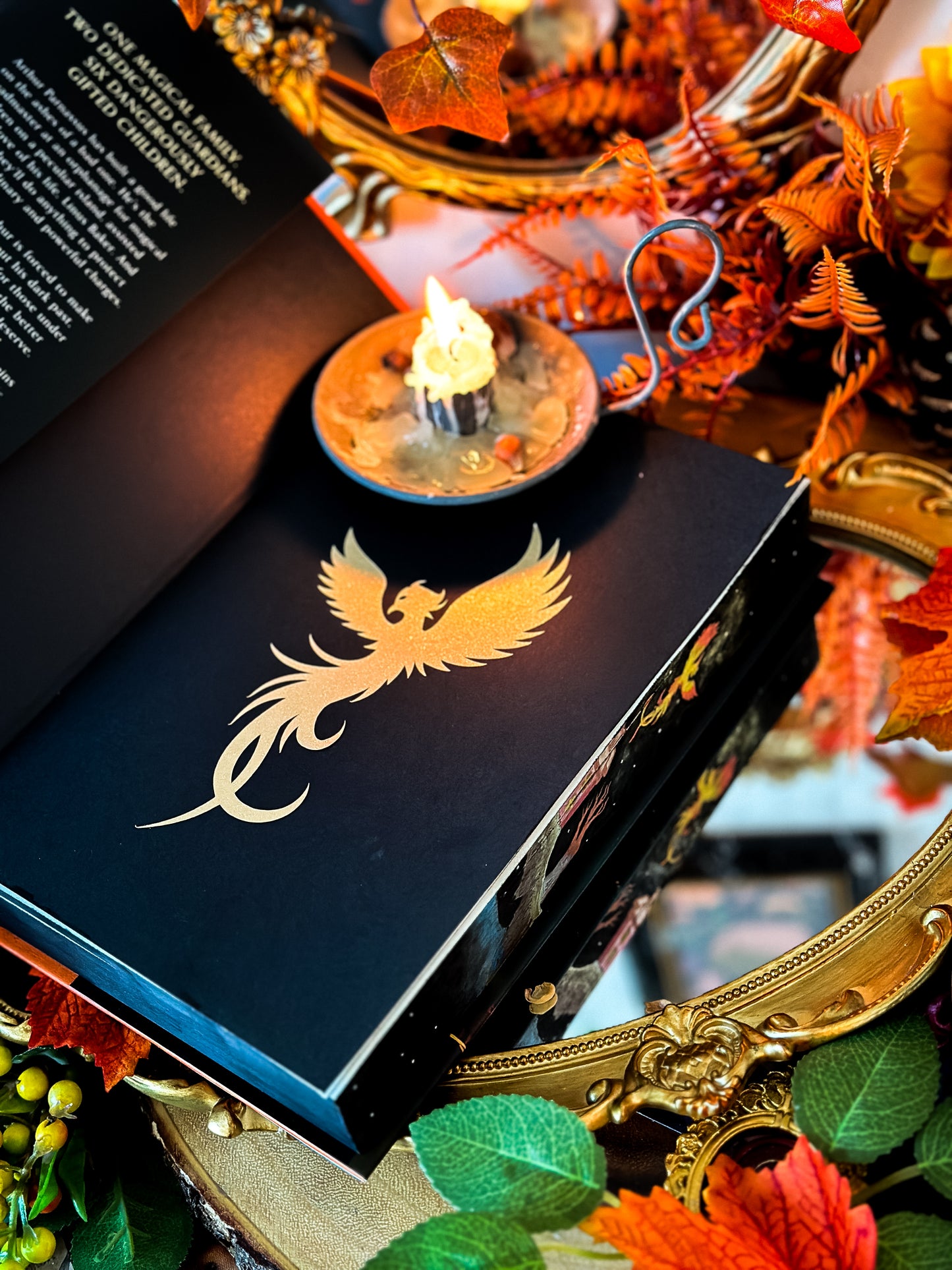 Somewhere Beyond the Sea HAND-PAINTED Book Edges - TJ Klune Books - Fore-edge Painting Special Edition
