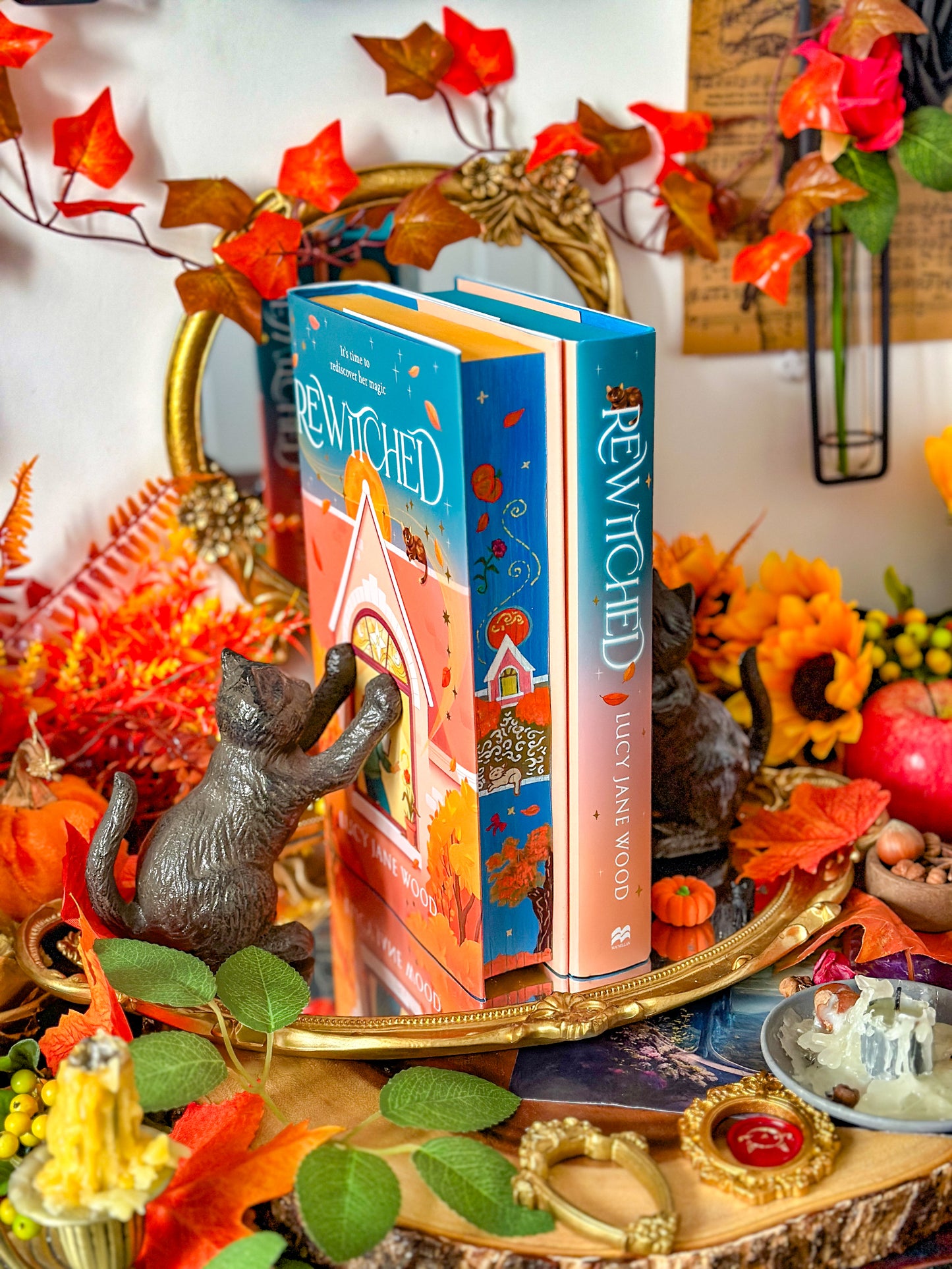 REWITCHED Hand-Painted BOOK EDGES - Lucy Jane Wood Book - Special Edition Book