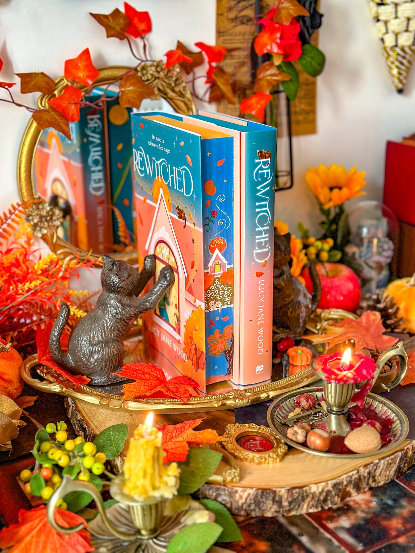 REWITCHED Hand-Painted BOOK EDGES - Lucy Jane Wood Book - Special Edition Book