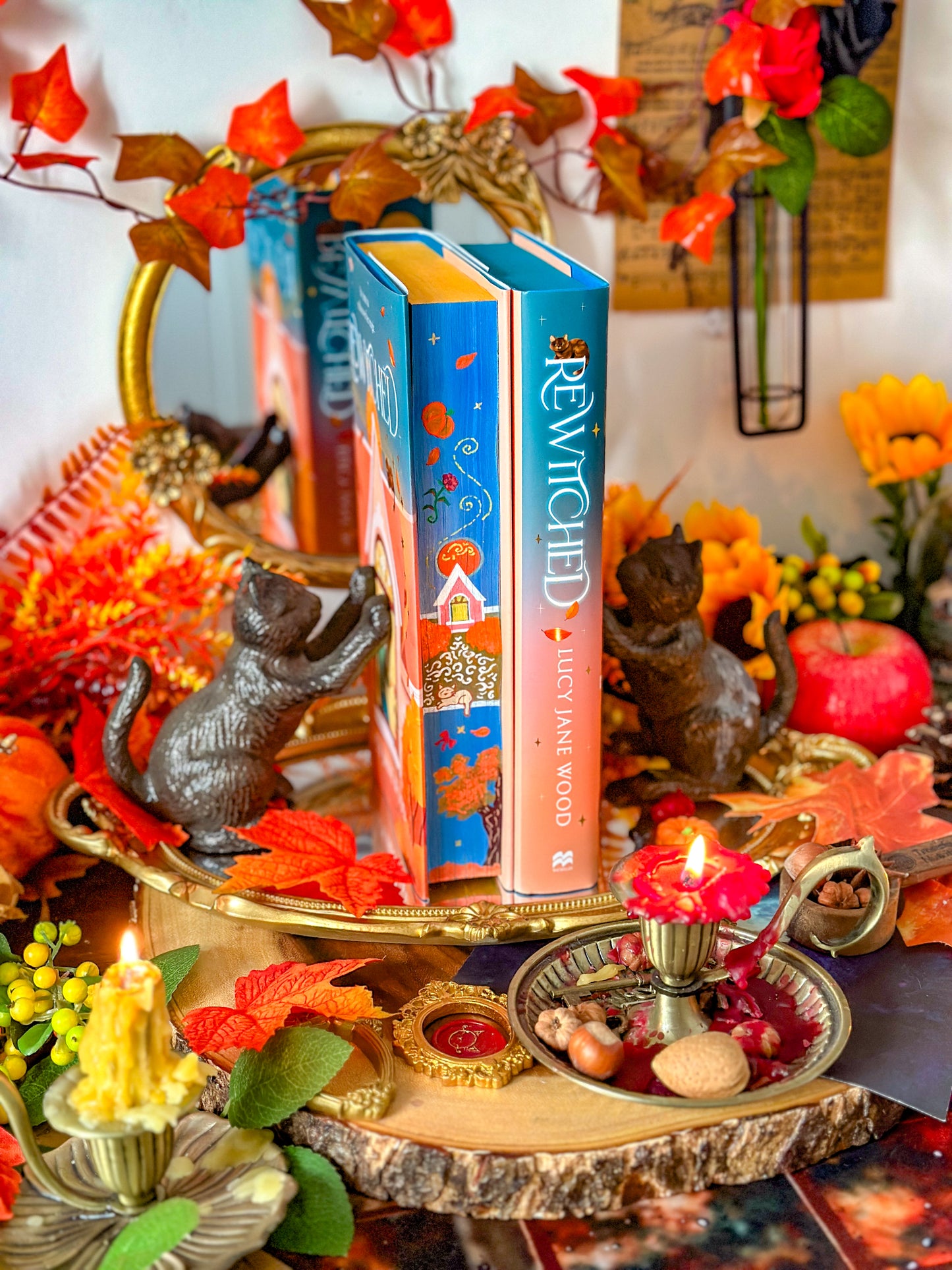 REWITCHED Hand-Painted BOOK EDGES - Lucy Jane Wood Book - Special Edition Book