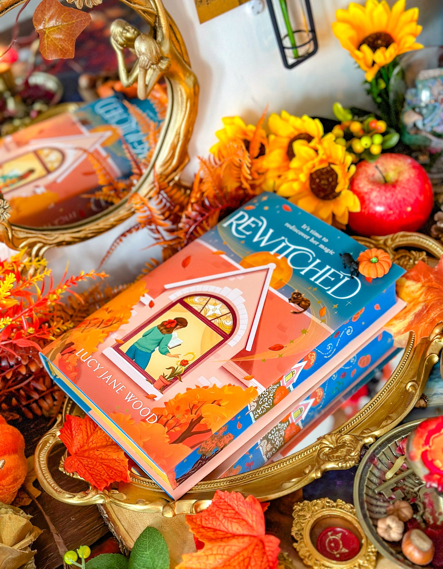 REWITCHED Hand-Painted BOOK EDGES - Lucy Jane Wood Book - Special Edition Book