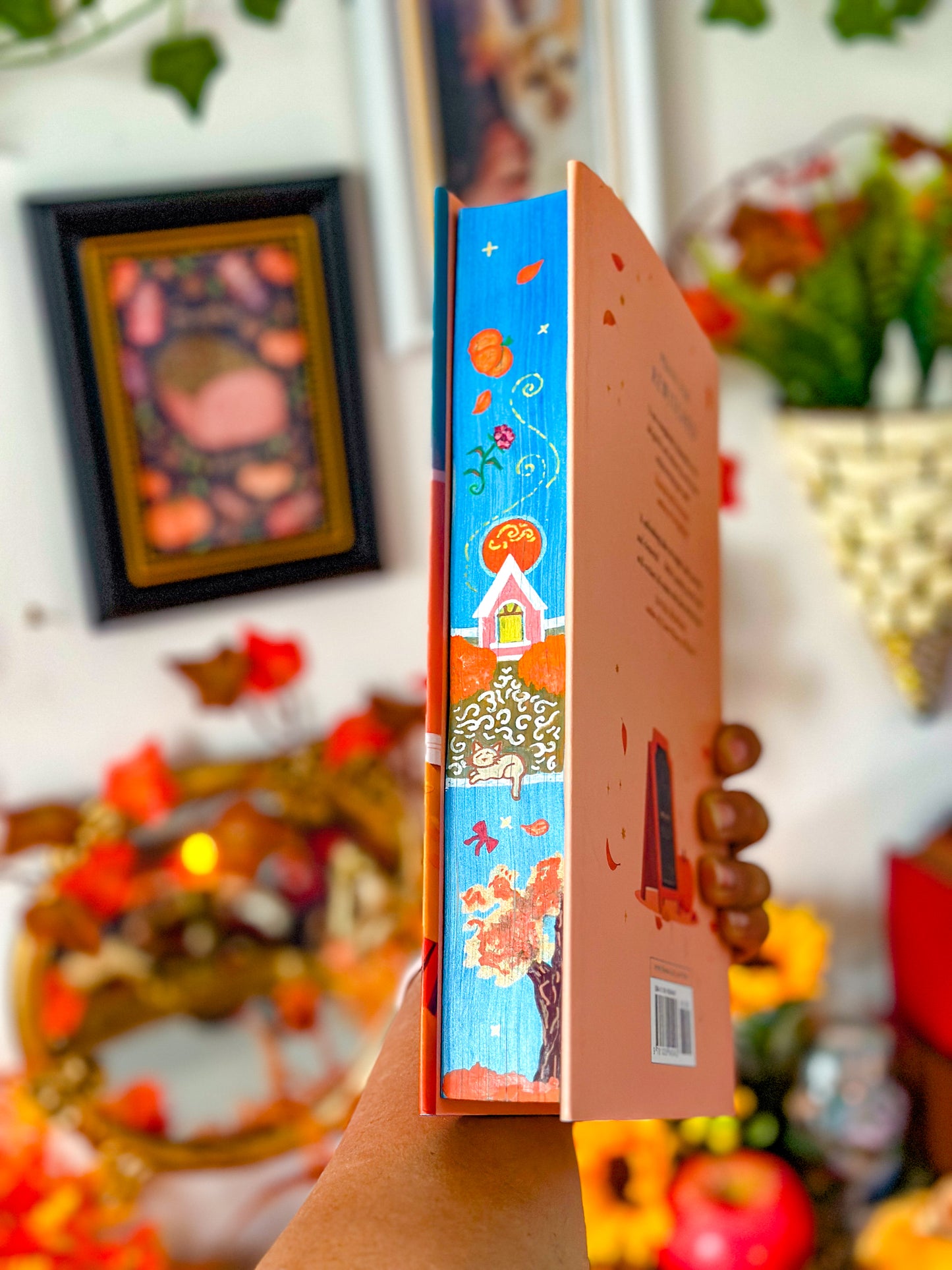 REWITCHED Hand-Painted BOOK EDGES - Lucy Jane Wood Book - Special Edition Book