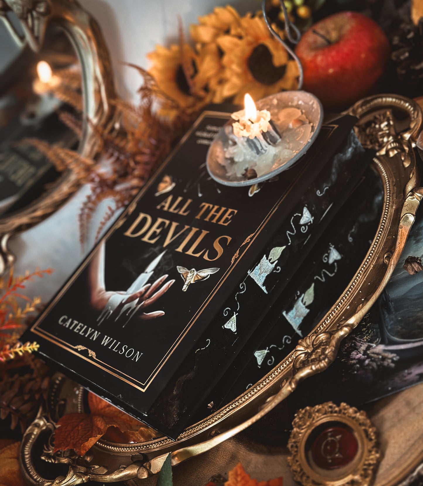 All the Devils HAND-PAINTED BOOK Edges - Catelyn Wilson - Special Edition Book