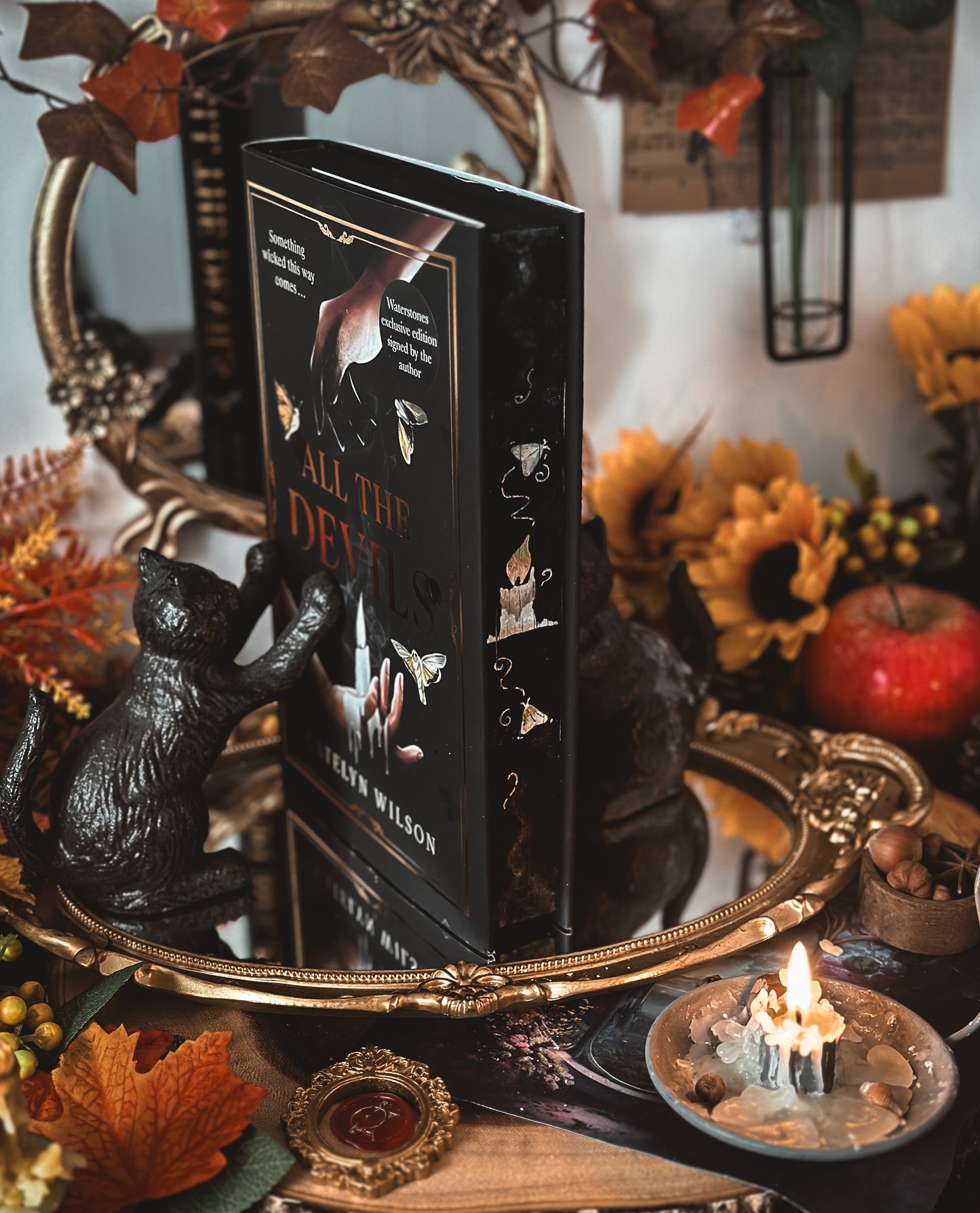 All the Devils HAND-PAINTED BOOK Edges - Catelyn Wilson - Special Edition Book