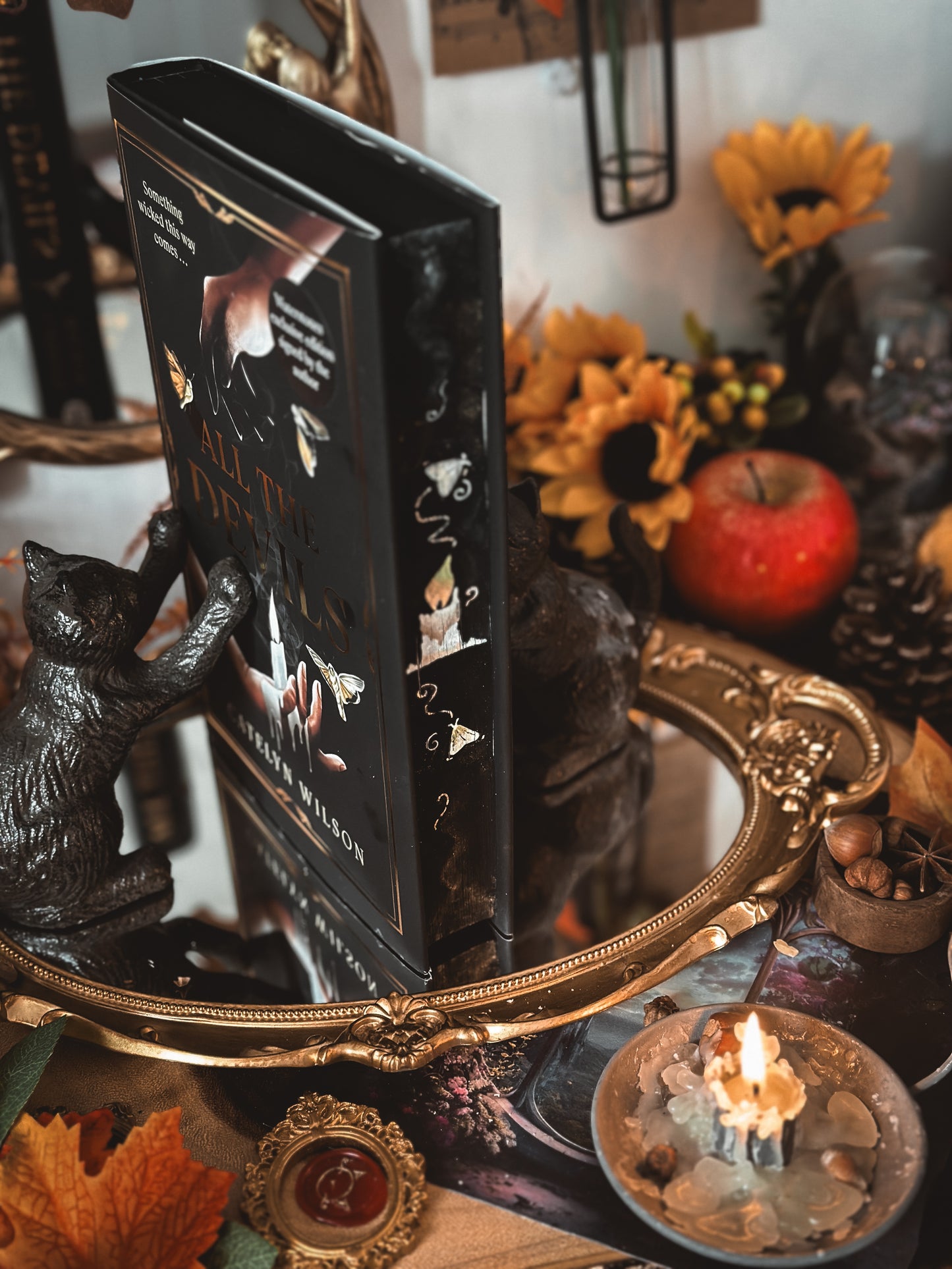 All the Devils HAND-PAINTED BOOK Edges - Catelyn Wilson - Special Edition Book