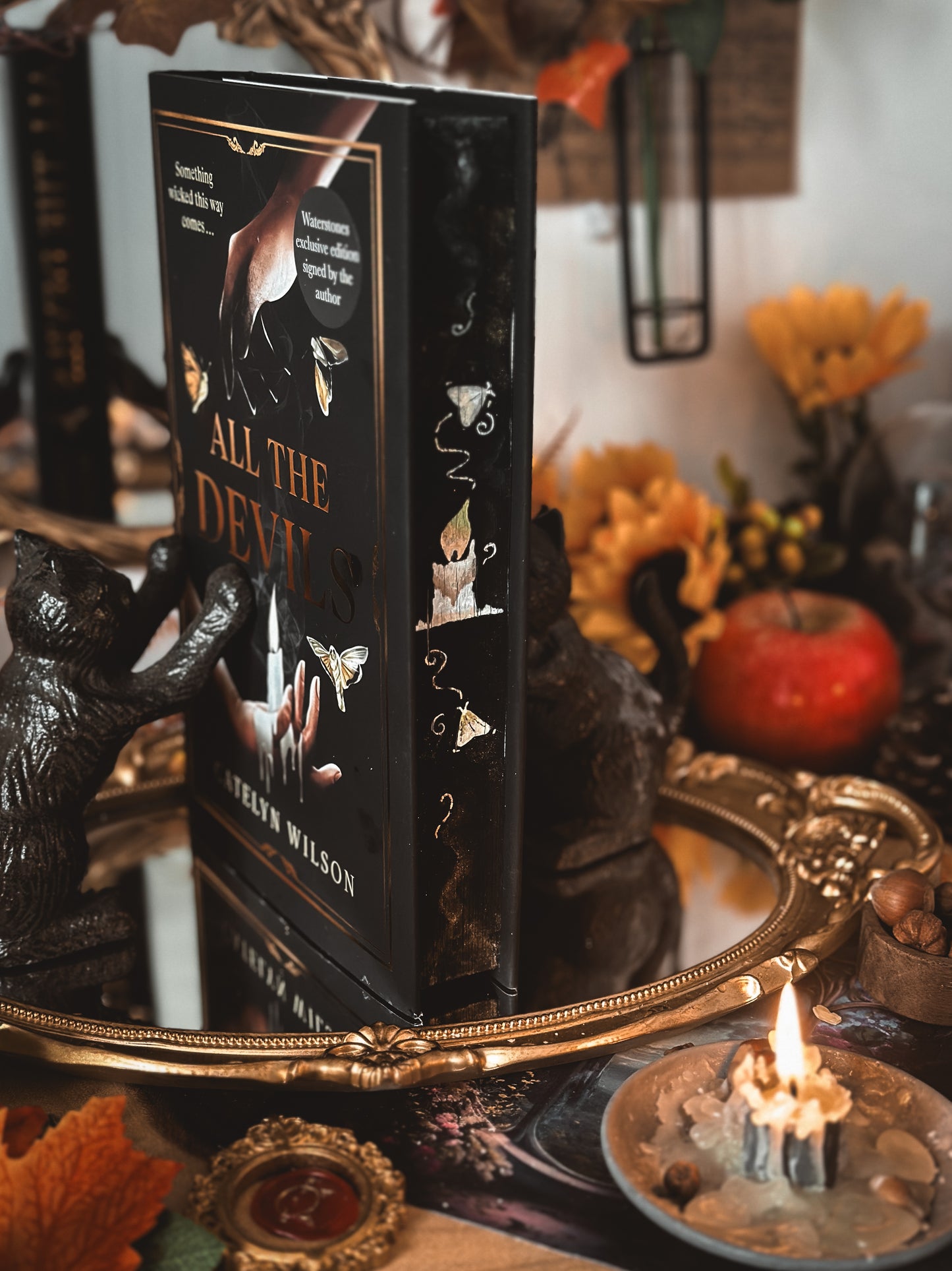 All the Devils HAND-PAINTED BOOK Edges - Catelyn Wilson - Special Edition Book