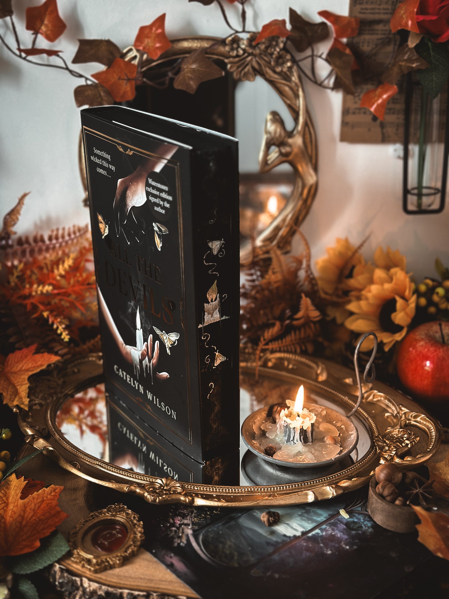 All the Devils HAND-PAINTED BOOK Edges - Catelyn Wilson - Special Edition Book