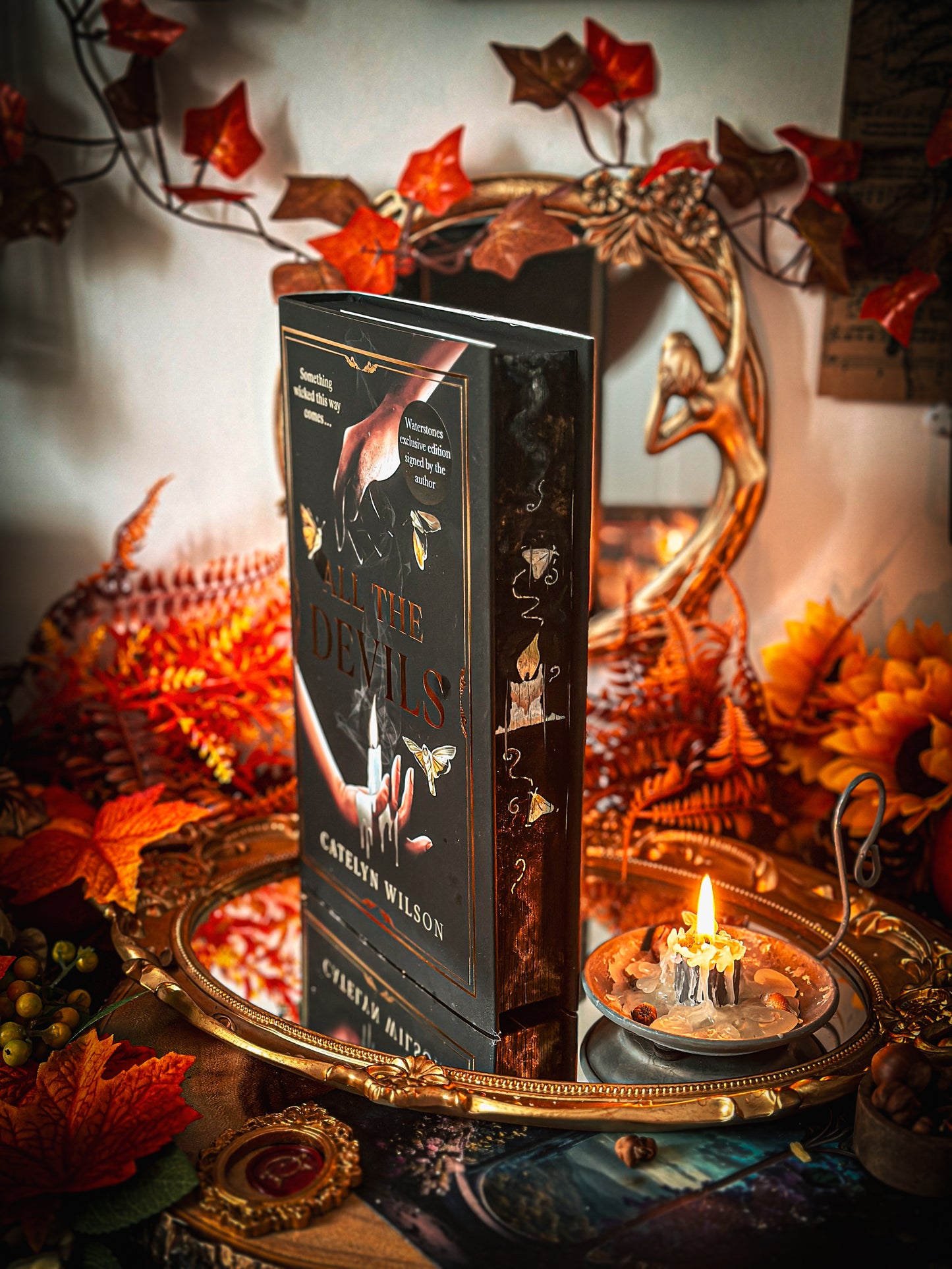 All the Devils HAND-PAINTED BOOK Edges - Catelyn Wilson - Special Edition Book