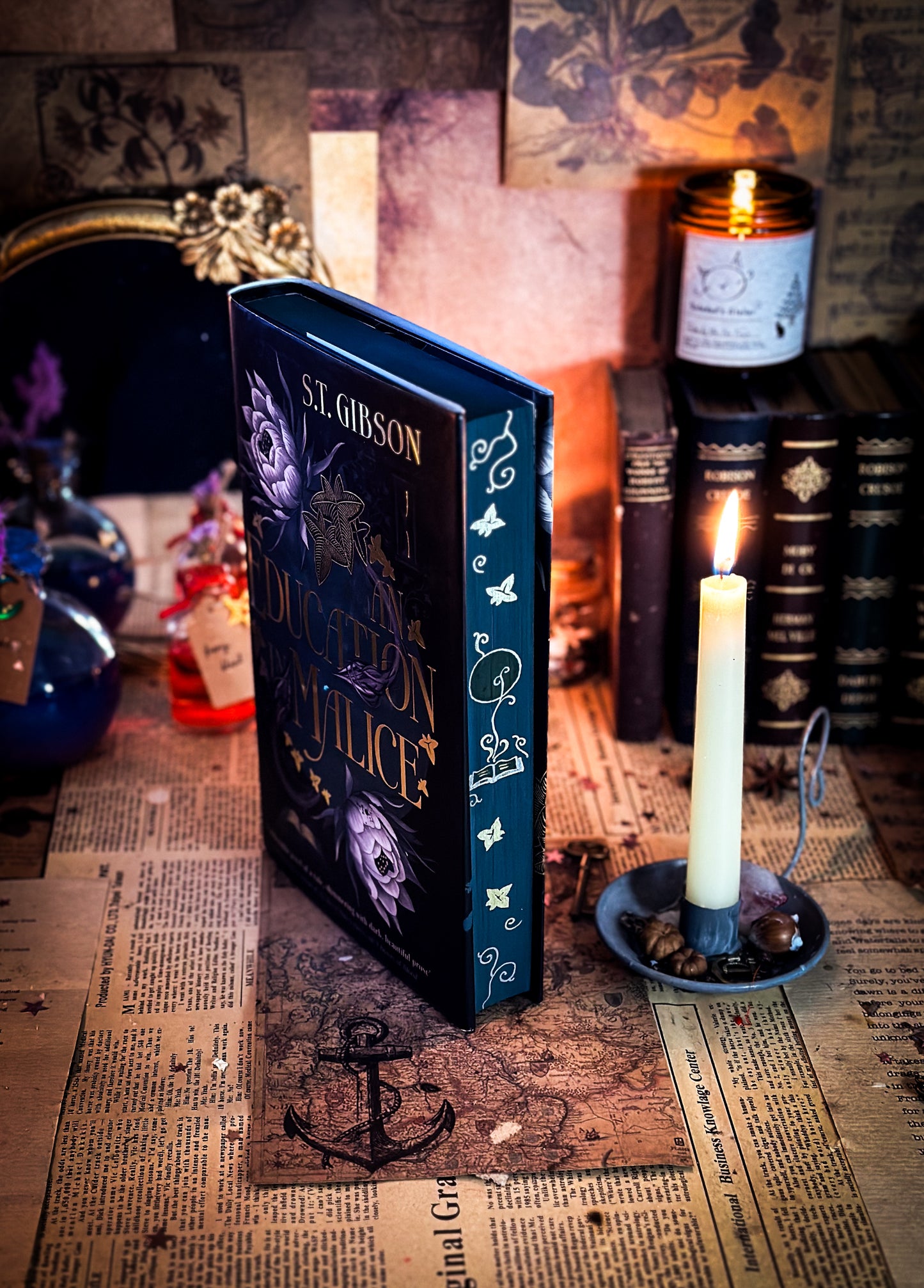 An Education in Malice Hand-PAINTED BOOK EDGES