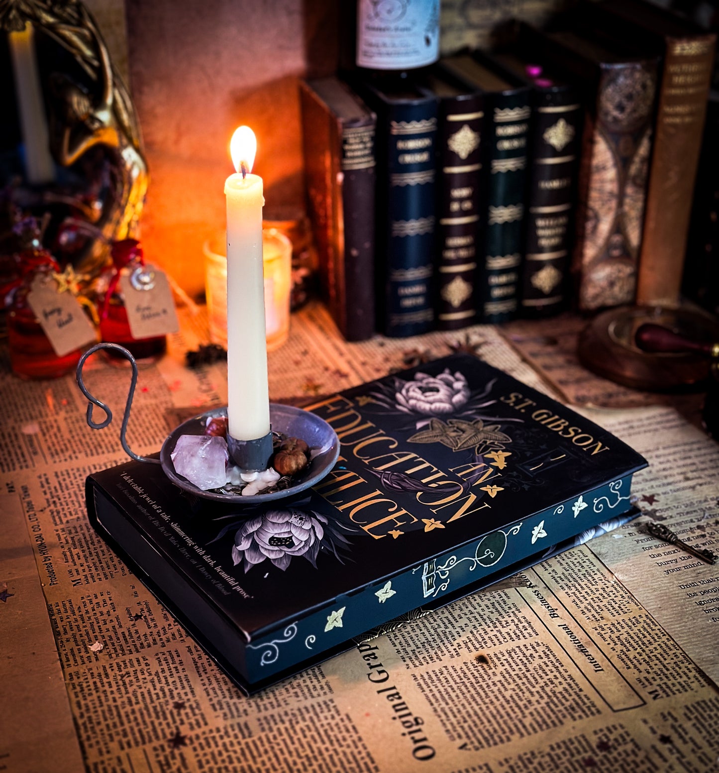 An Education in Malice Hand-PAINTED BOOK EDGES