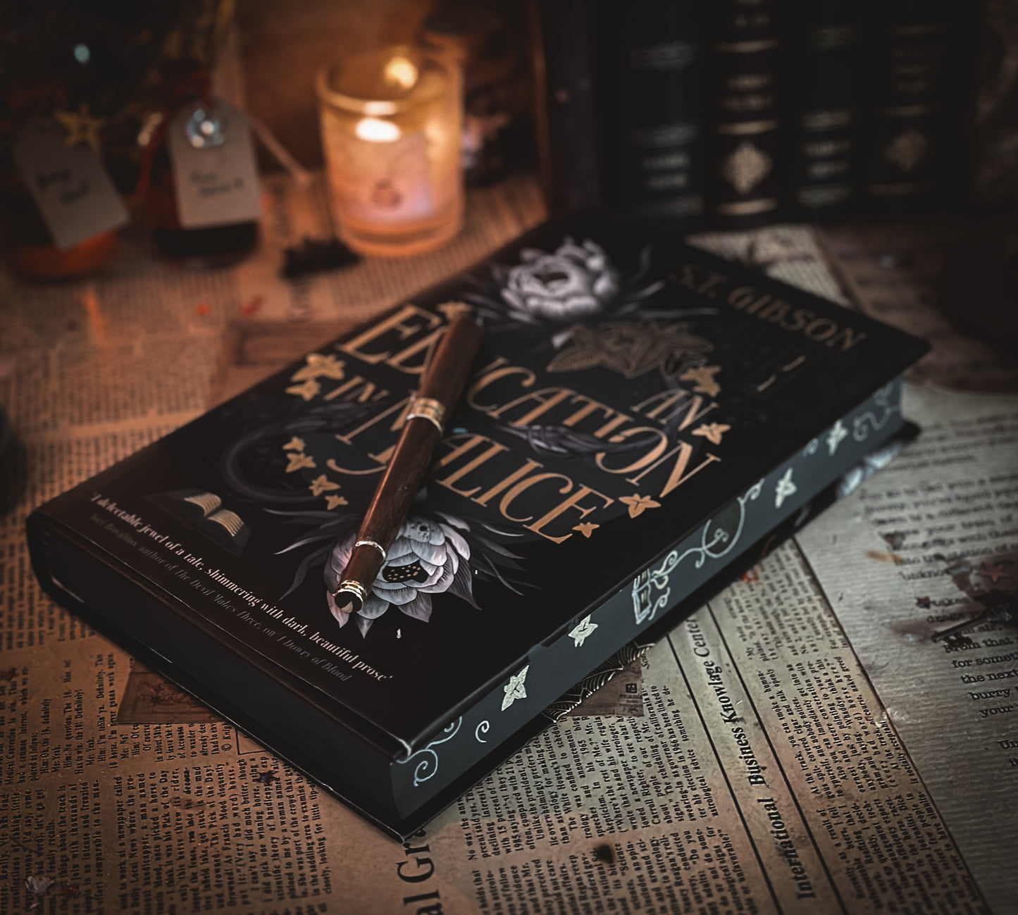 An Education in Malice Hand-PAINTED BOOK EDGES