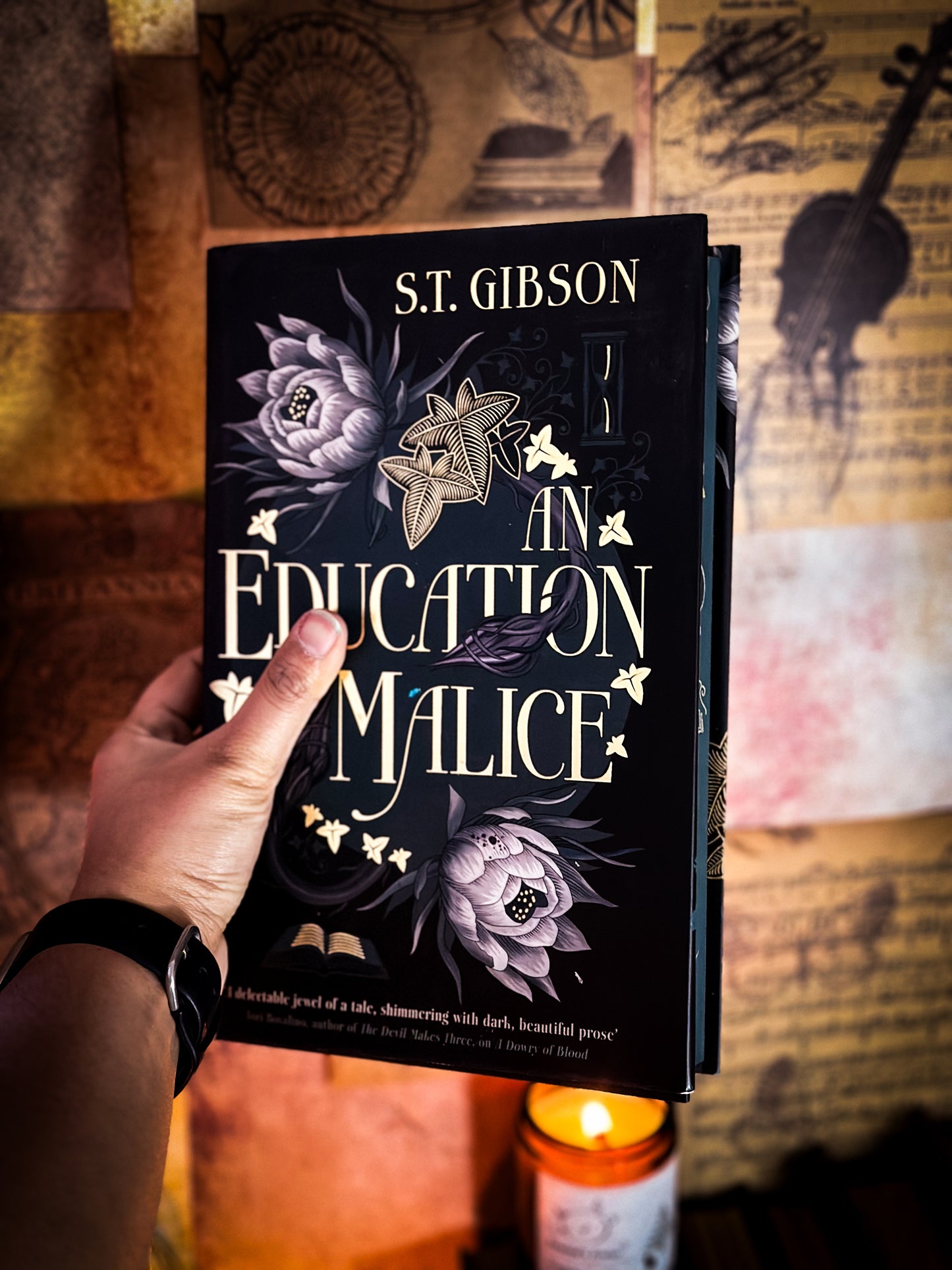 An Education in Malice Hand-PAINTED BOOK EDGES