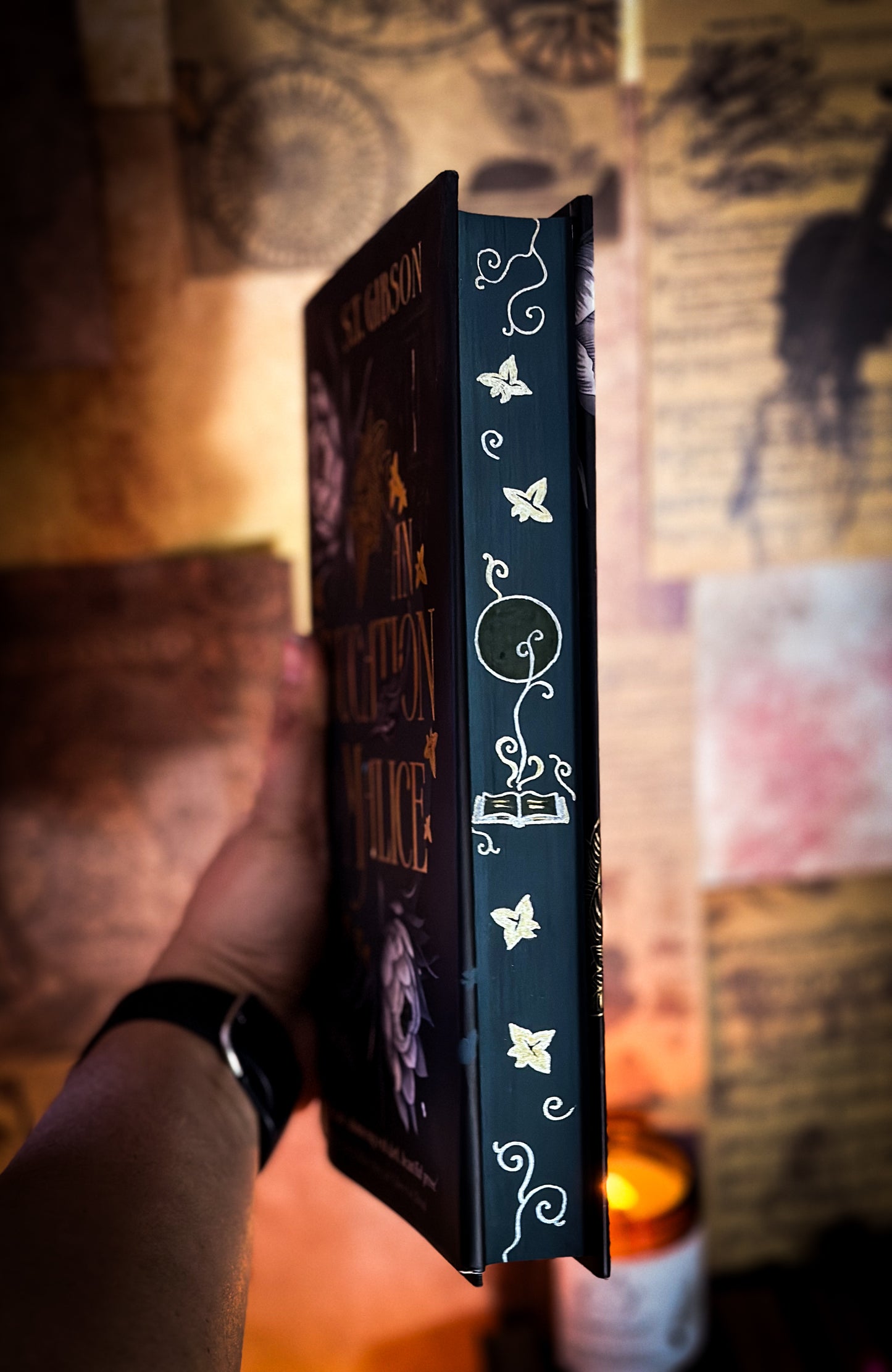 An Education in Malice Hand-PAINTED BOOK EDGES