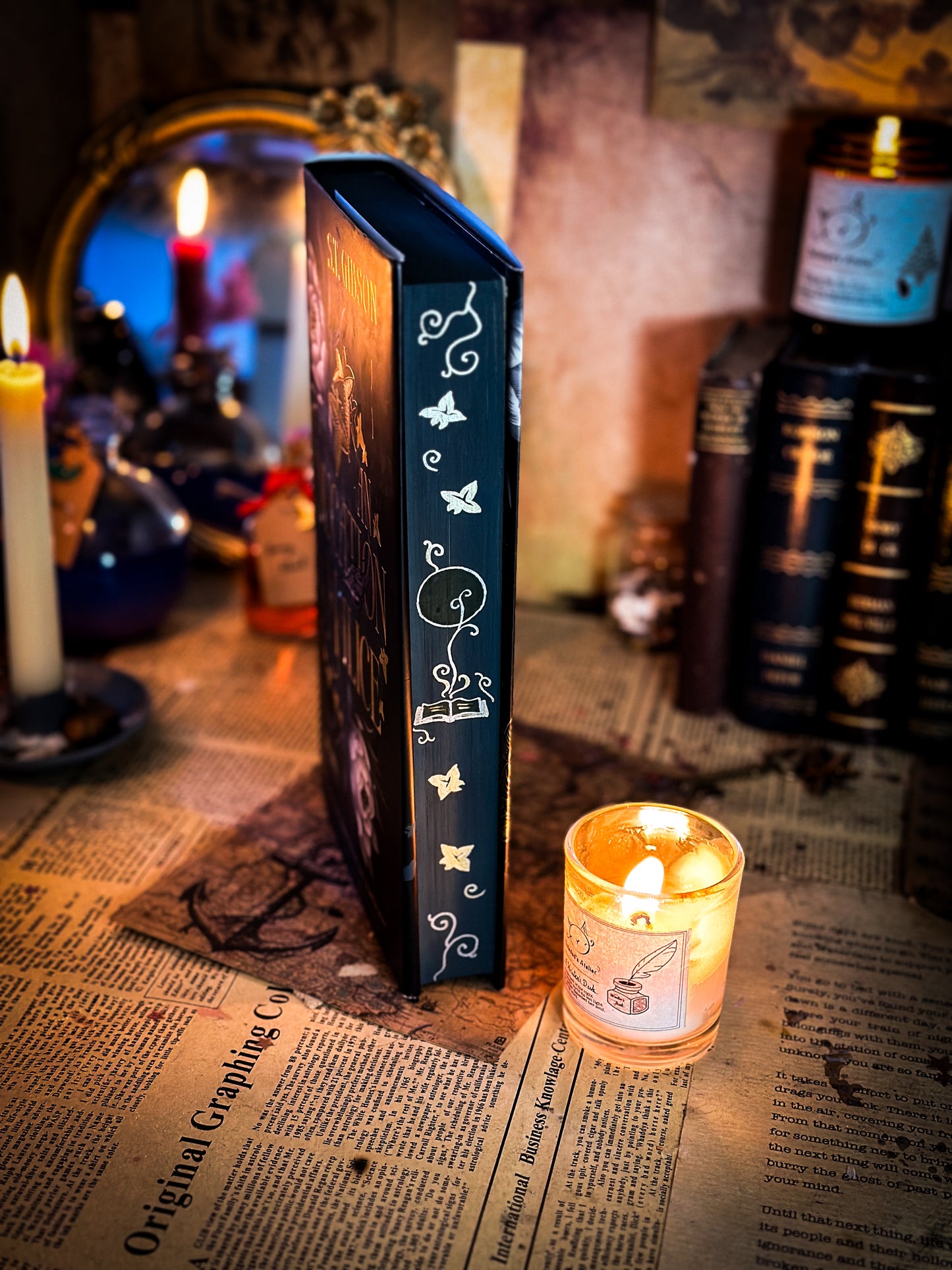 An Education in Malice Hand-PAINTED BOOK EDGES
