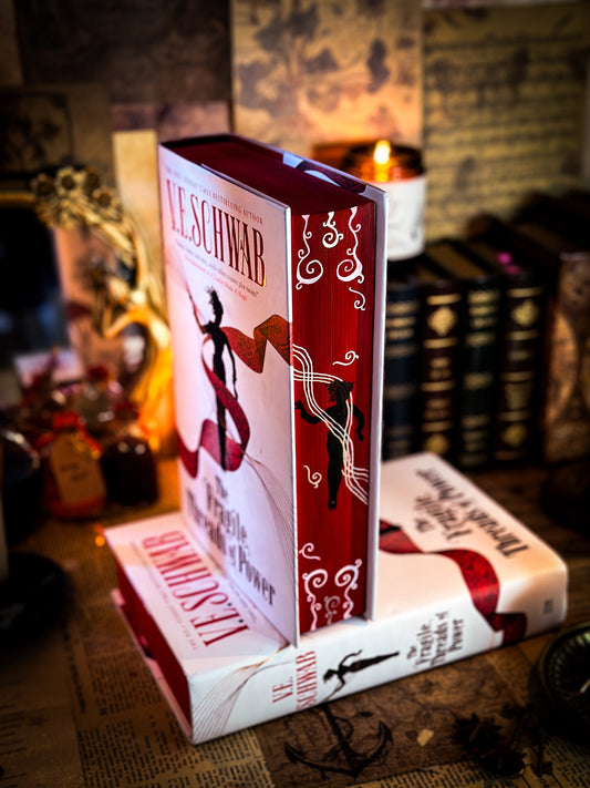 SIGNED: The Fragile Threads of Power Hand-Painted BOOK EDGES
