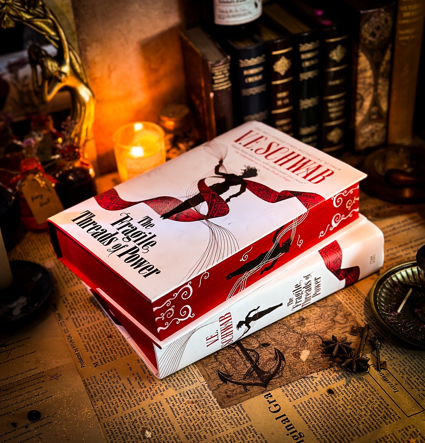 SIGNED: The Fragile Threads of Power Hand-Painted BOOK EDGES