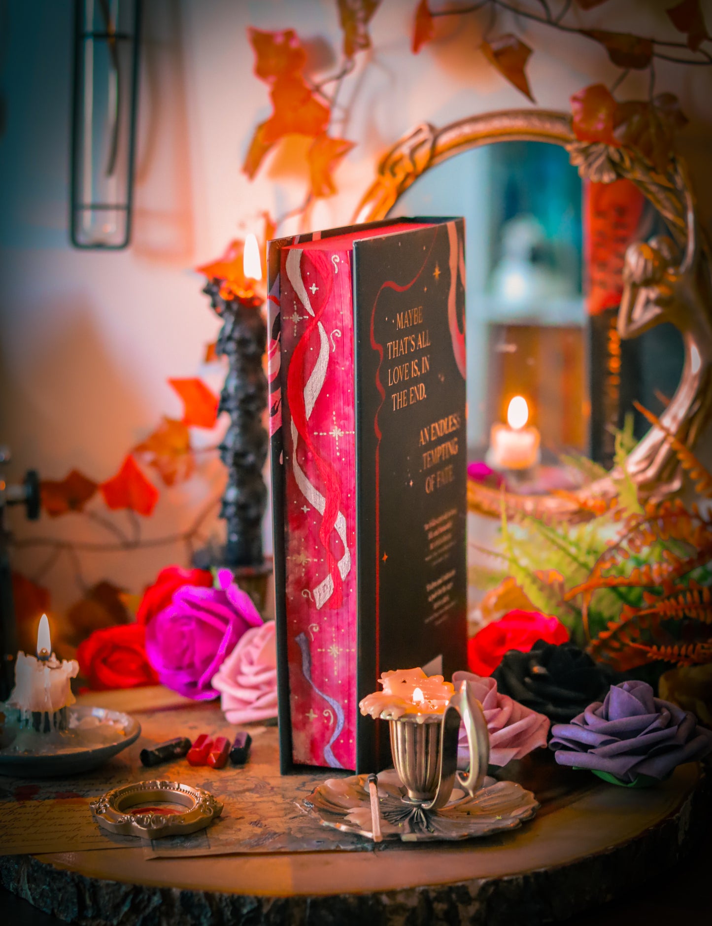 OUR INFINITE FATES hand-painted book edges - Laura Steven - Special Edition Book (Foreedege Painting)