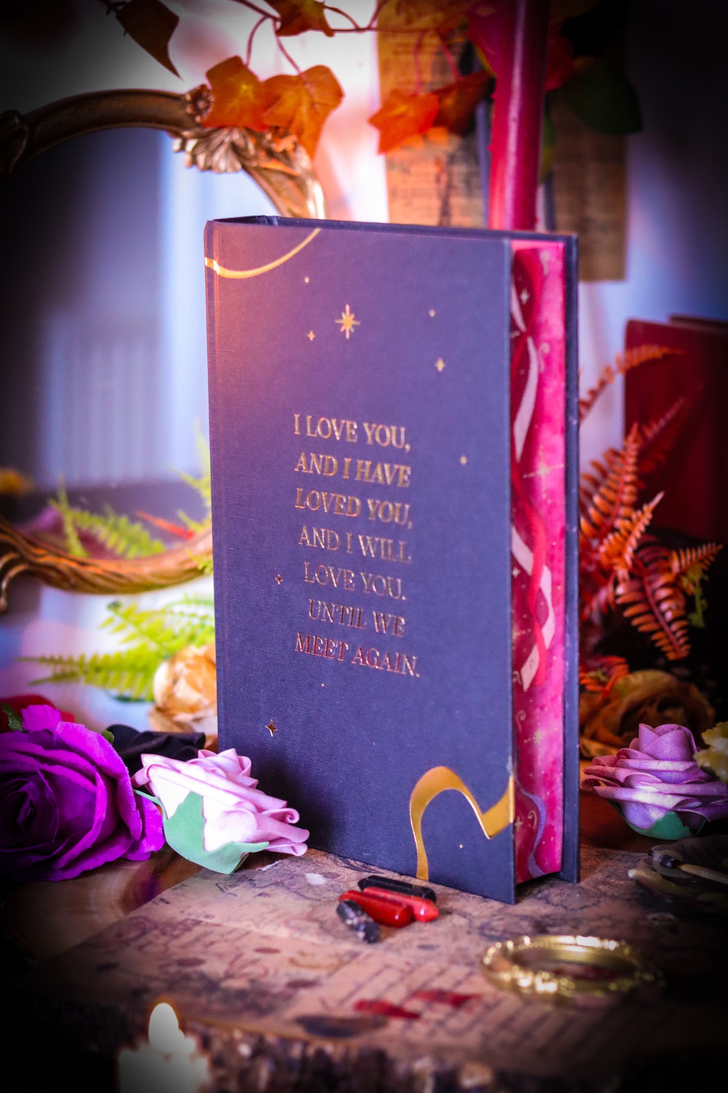 OUR INFINITE FATES hand-painted book edges - Laura Steven - Special Edition Book (Foreedege Painting)